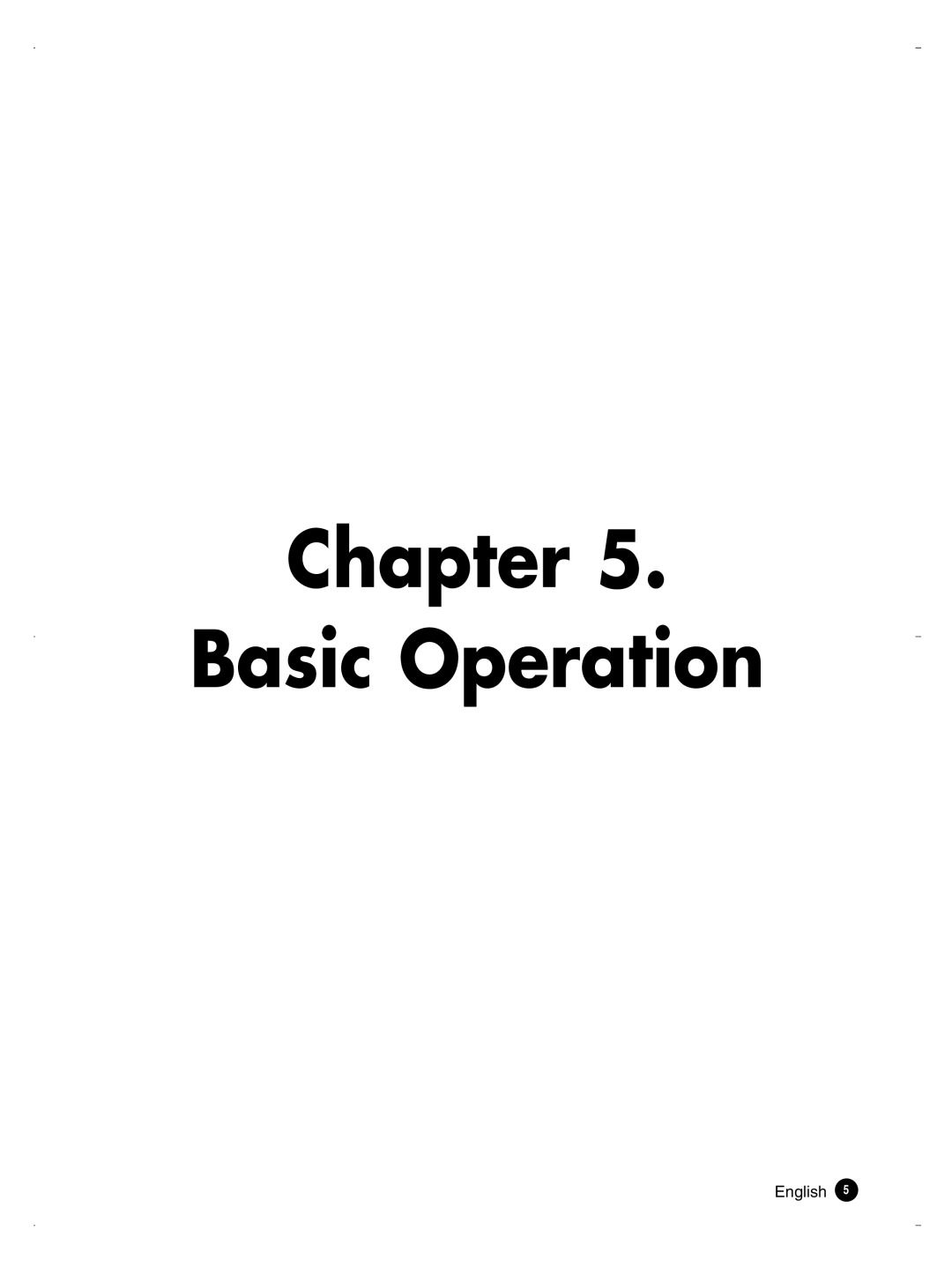 Samsung SHR-1040K user manual Chapter Basic Operation 