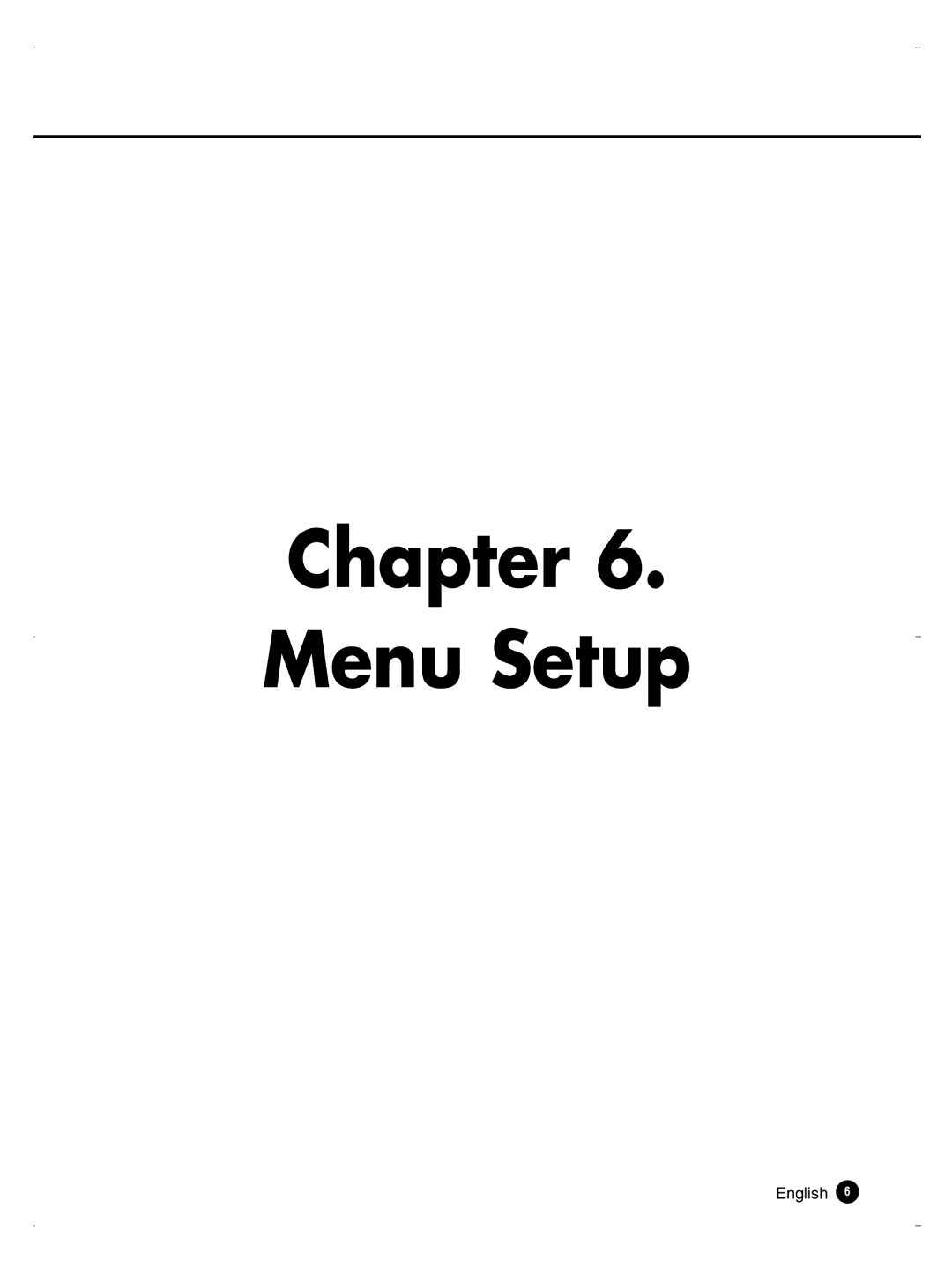 Samsung SHR-1040K user manual Chapter Menu Setup 