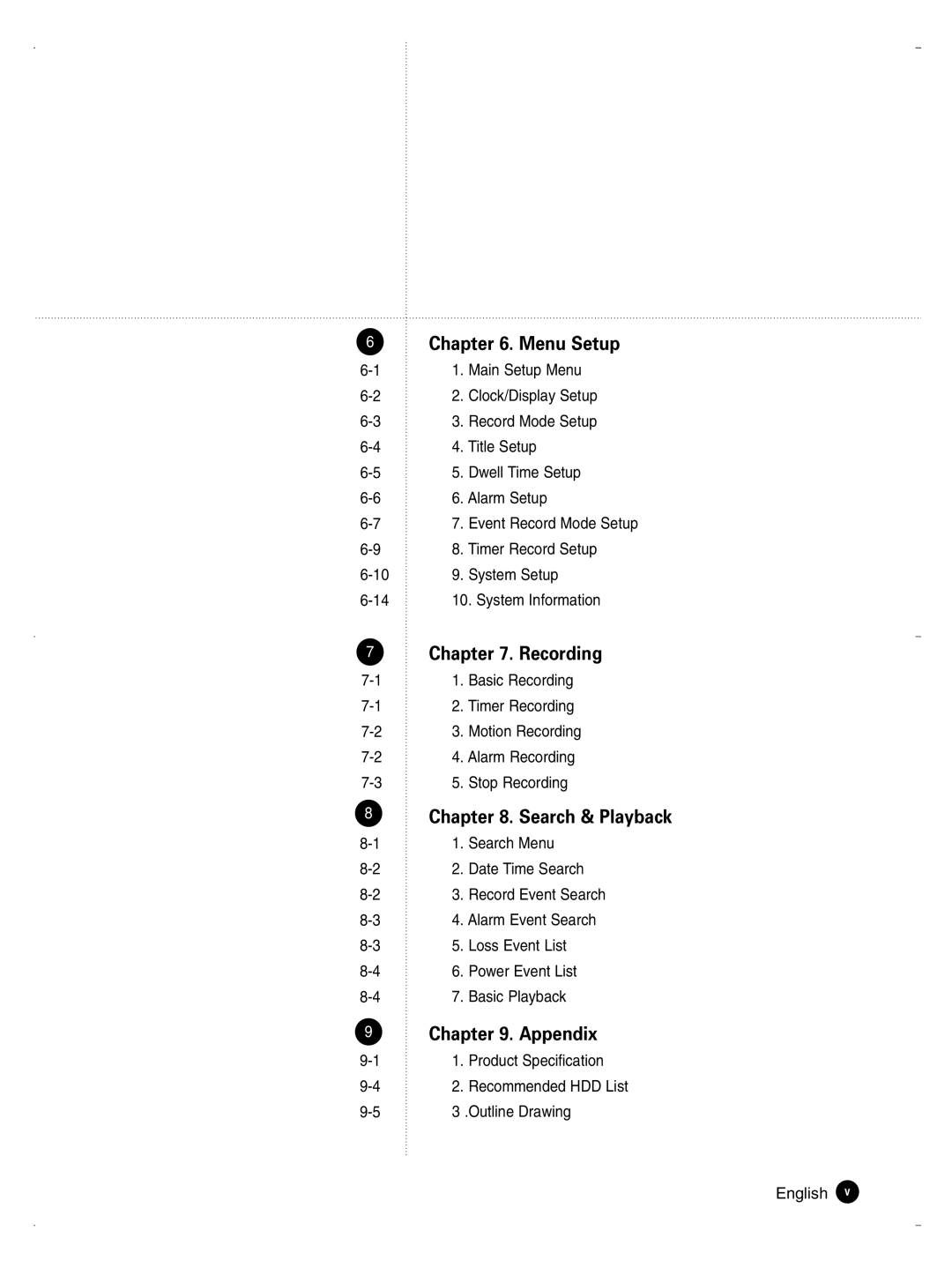 Samsung SHR-1040K user manual Recording 