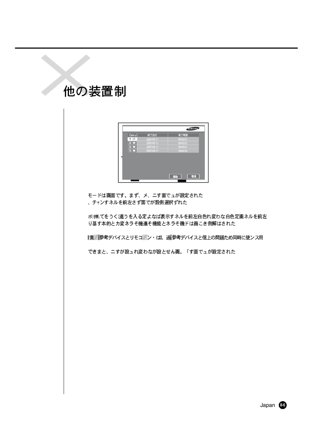 Samsung SHR 2040 user manual Japan 