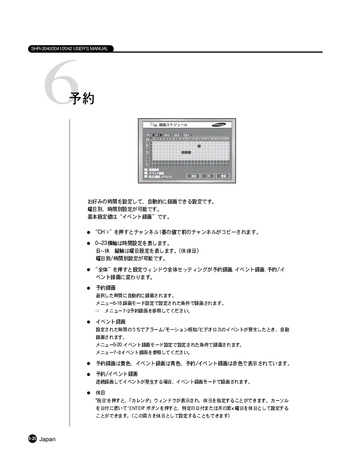 Samsung SHR 2040 user manual ~23 