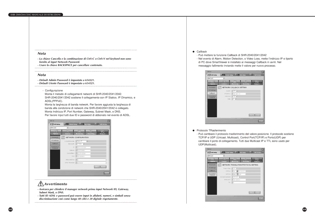 Samsung SHR-2042P, SHR-2040P/GAR, SHR-2040PX manual Nota 