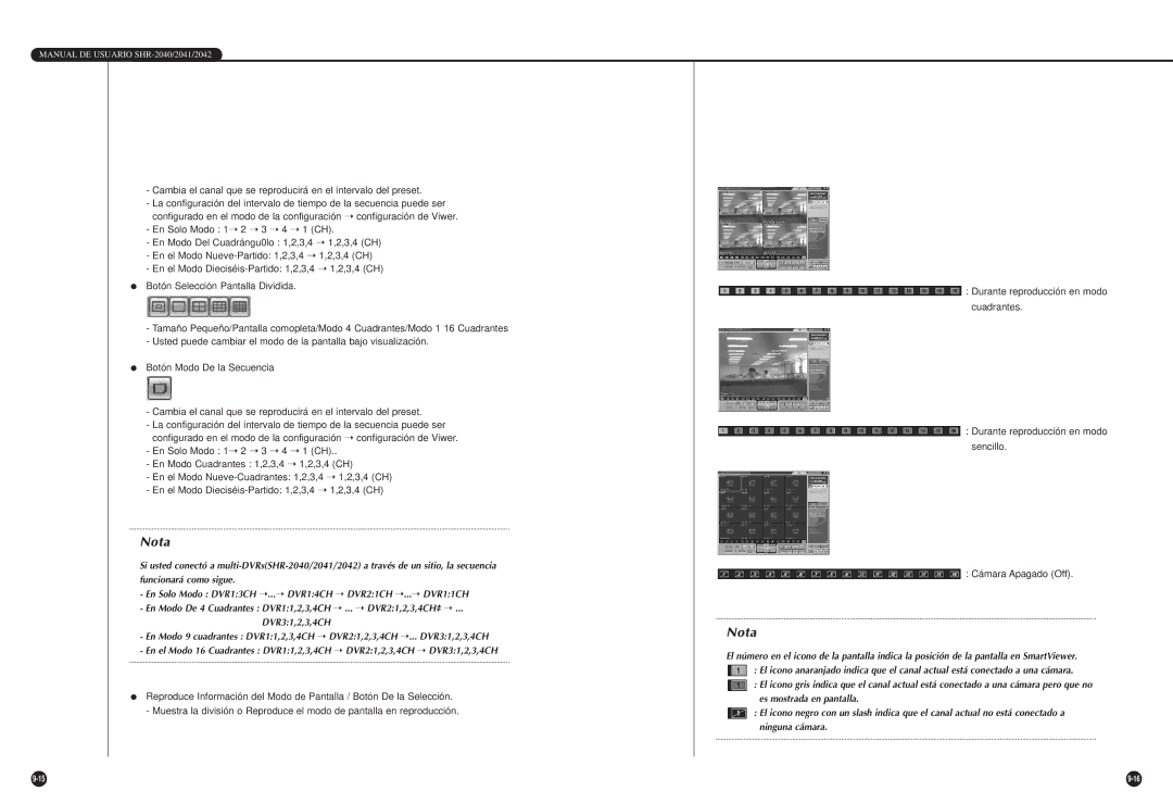 Samsung SHR-2040P/GAR, SHR-2042P, SHR-2040P/XEC manual Nota 