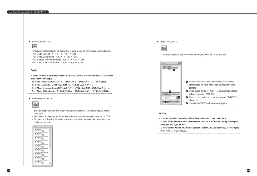 Samsung SHR-2040P/GAR, SHR-2042P, SHR-2040P/XEC manual Mensajes, Cambie Favorito en los intervalos fijados, Recibe un mensaje 