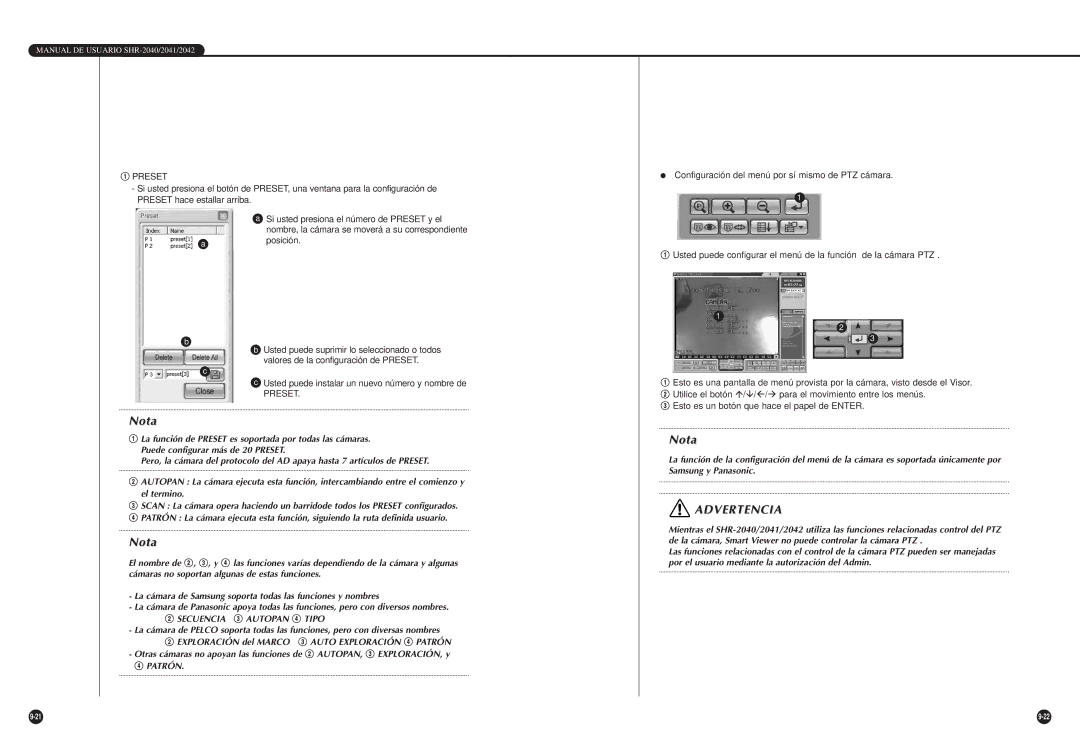 Samsung SHR-2040P/XEC, SHR-2040P/GAR, SHR-2042P manual Posición, Usted puede instalar un nuevo número y nombre de 