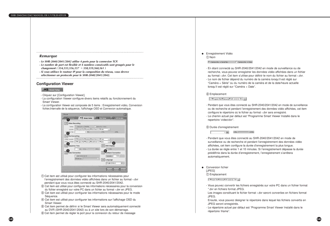 Samsung SHR-2040P/GAR, SHR-2042P manual Configuration Viewer 