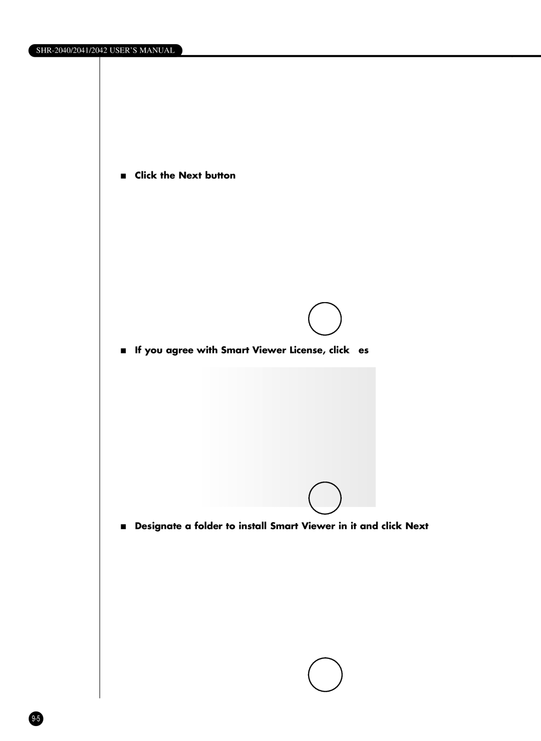 Samsung SHR-2042P, SHR-2040PX, SHR-2040P/XEC manual SHR-2040/2041/2042 USER’S Manual 