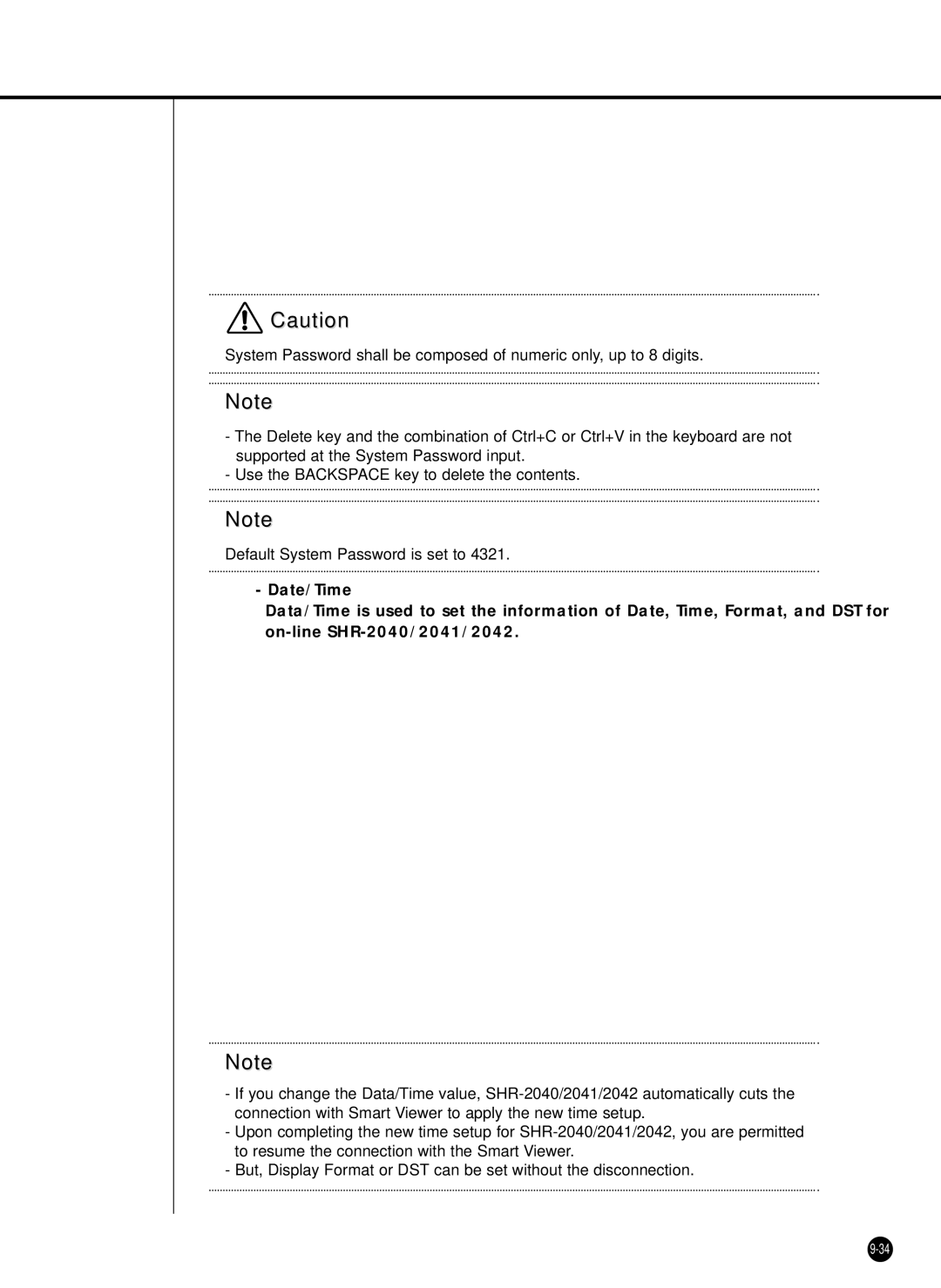 Samsung SHR-2040PX, SHR-2042P, SHR-2040P/XEC manual 