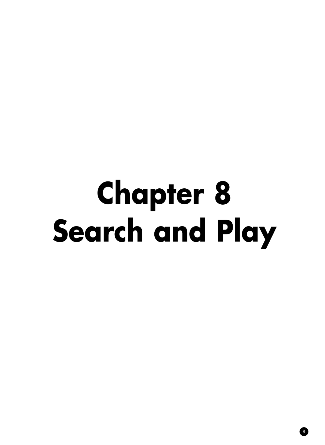 Samsung SHR-2042P, SHR-2040PX, SHR-2040P/XEC manual Chapter Search and Play 