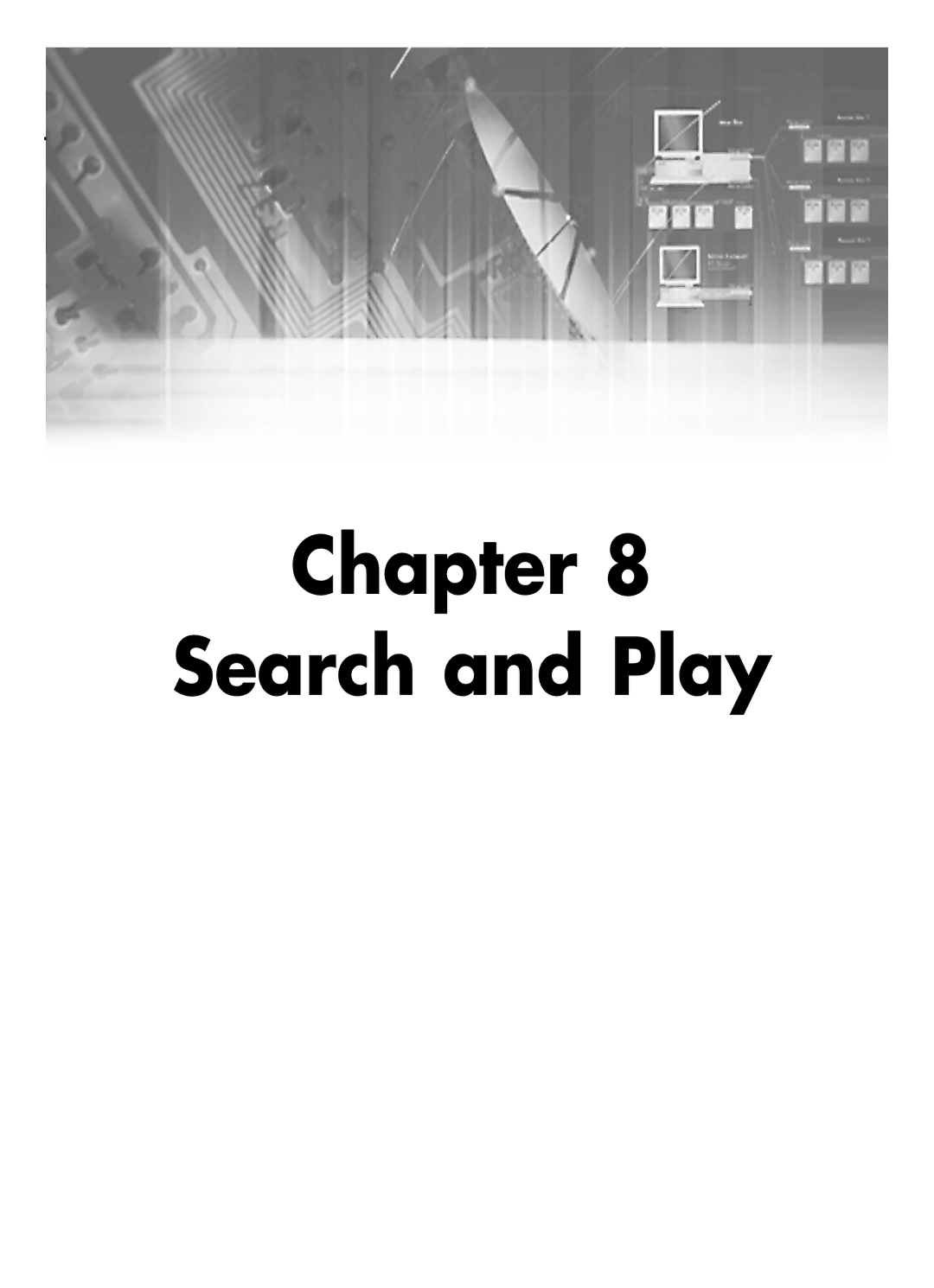 Samsung SHR-2041 user manual Chapter Search and Play 