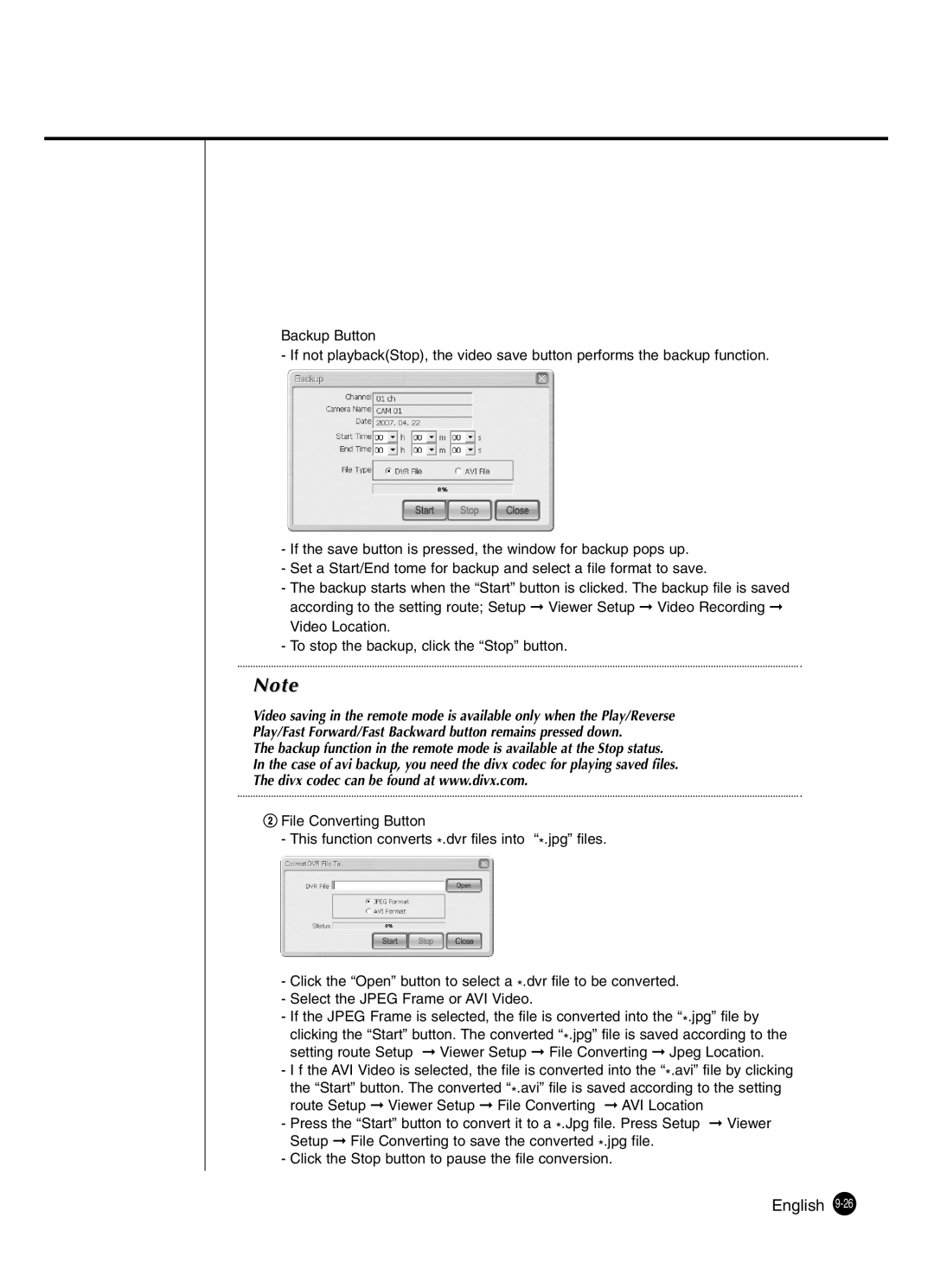 Samsung SHR-2041 user manual English 