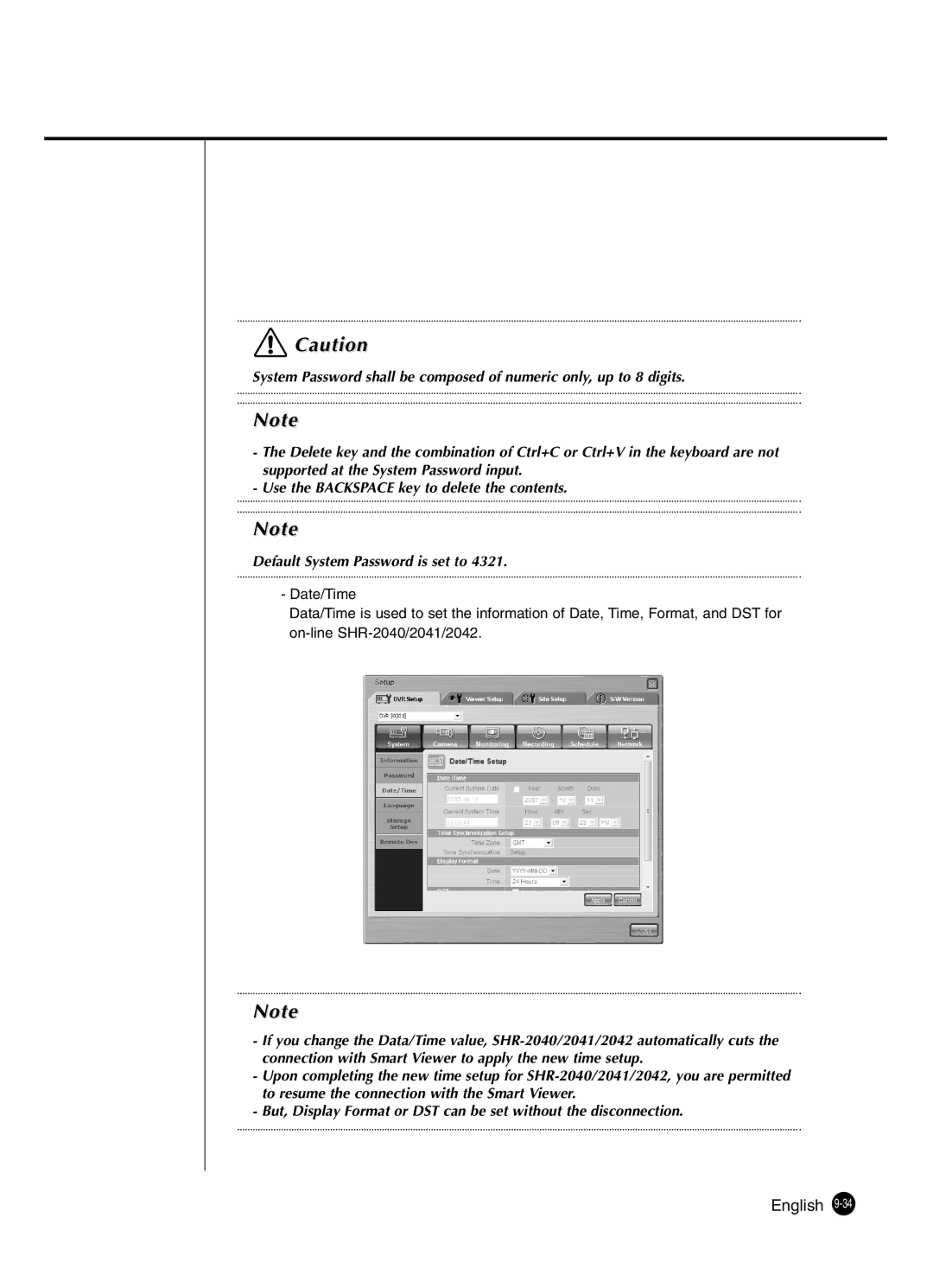 Samsung SHR-2041 user manual English 