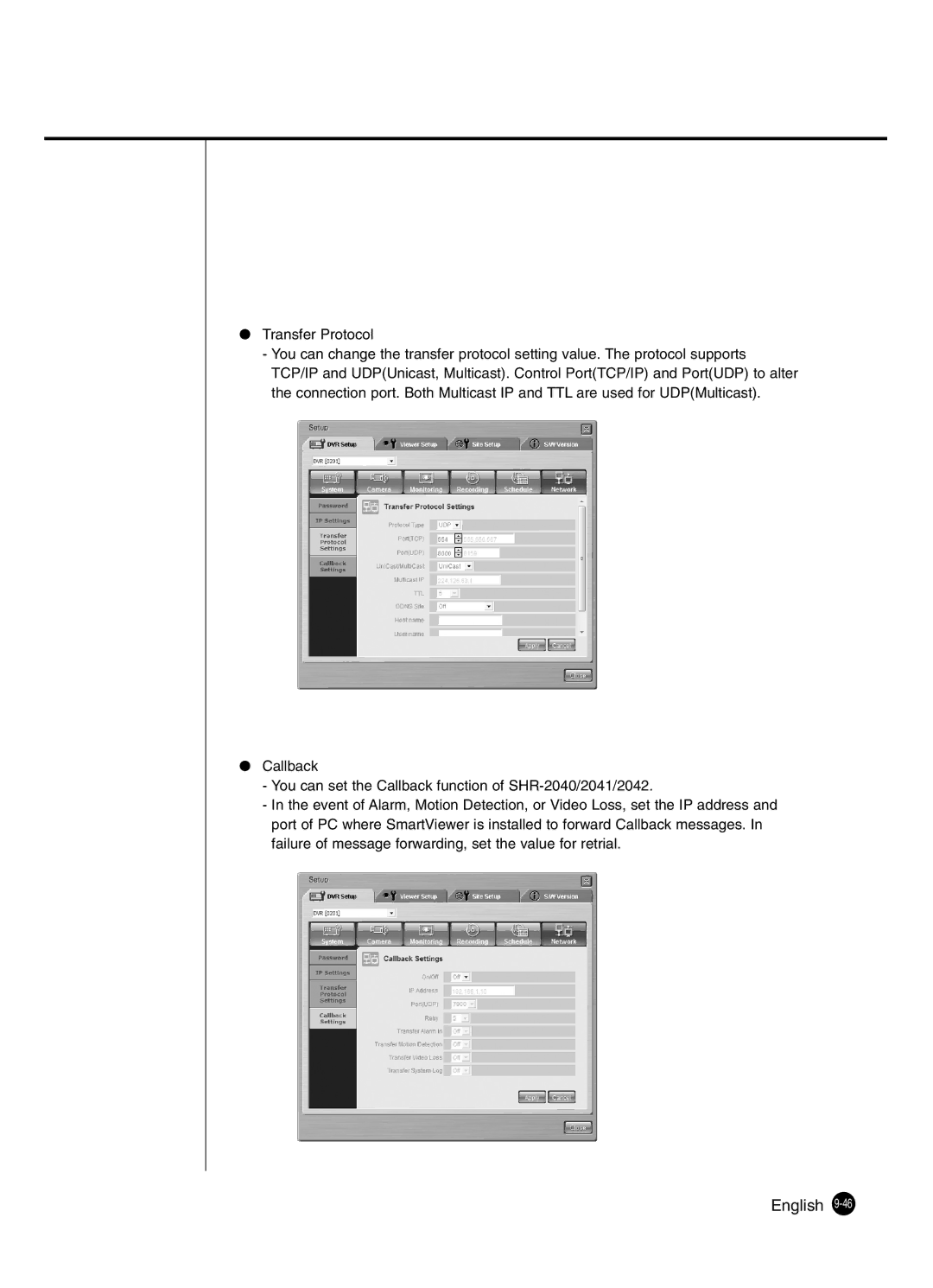 Samsung SHR-2041 user manual English 