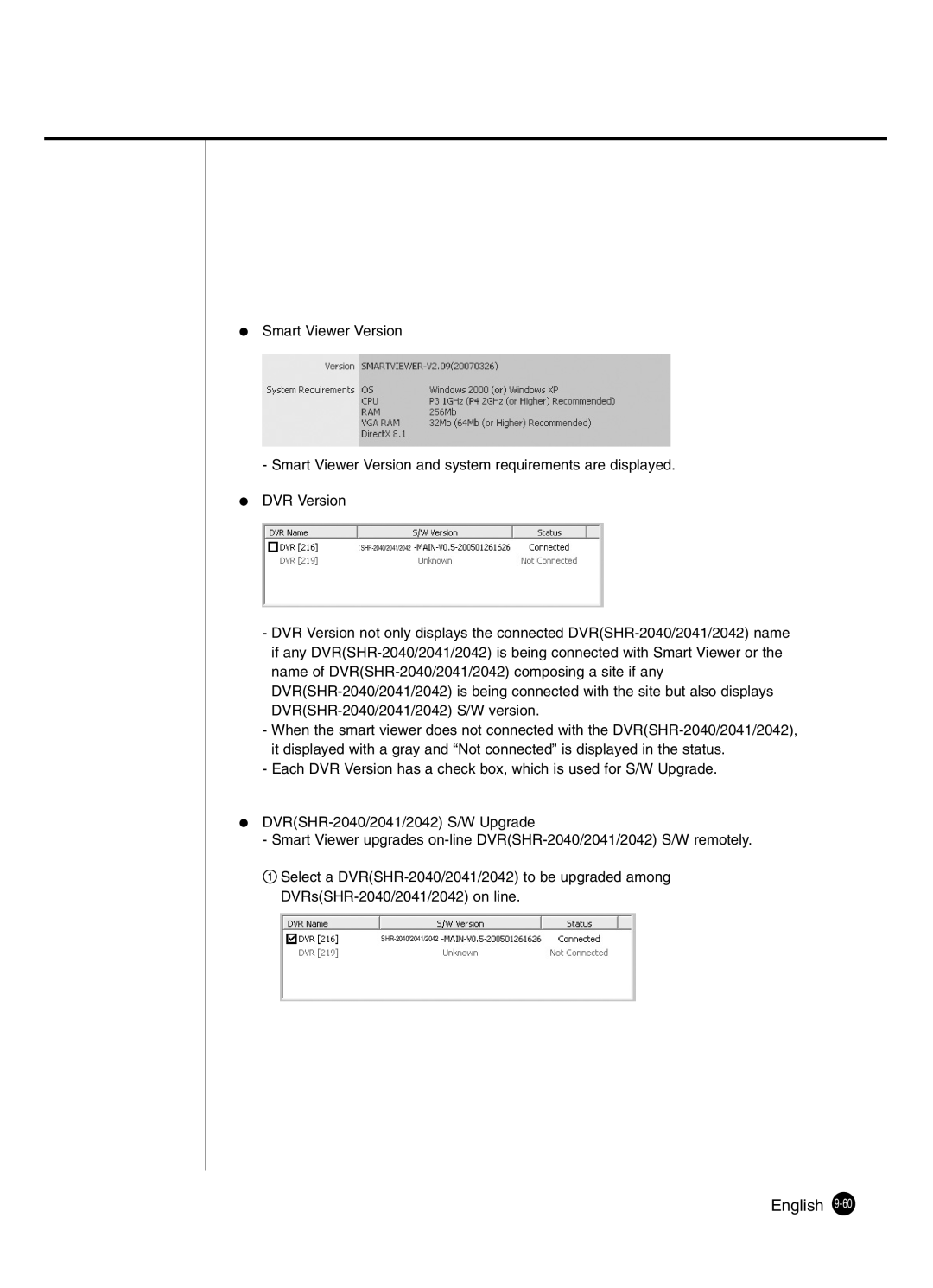 Samsung SHR-2041 user manual SHR-2040/2041/2042 