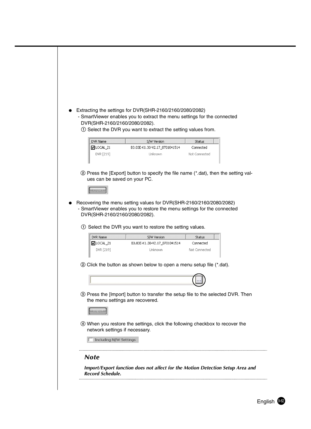 Samsung SHR-2041 user manual English 