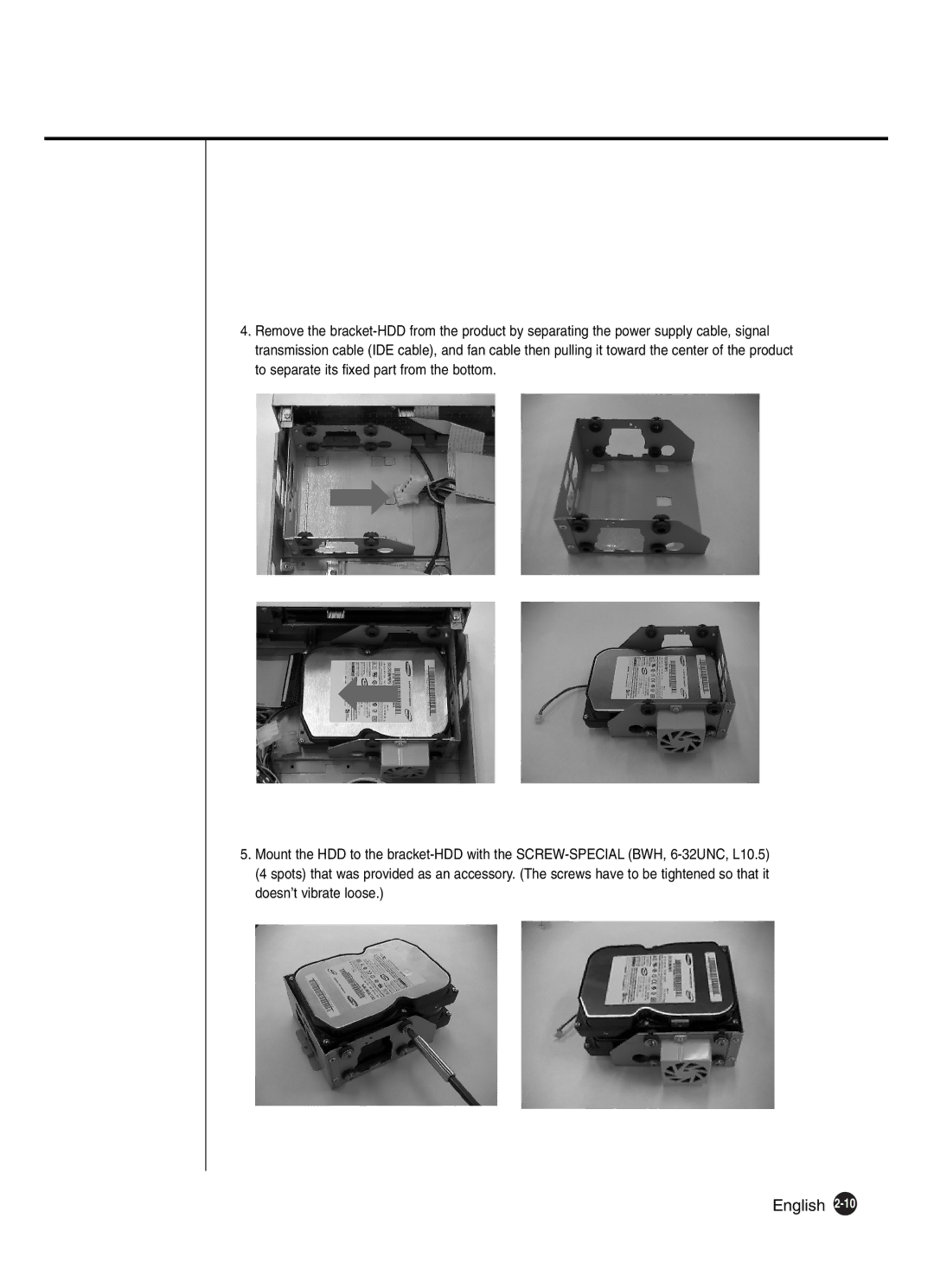 Samsung SHR-2041 user manual English 