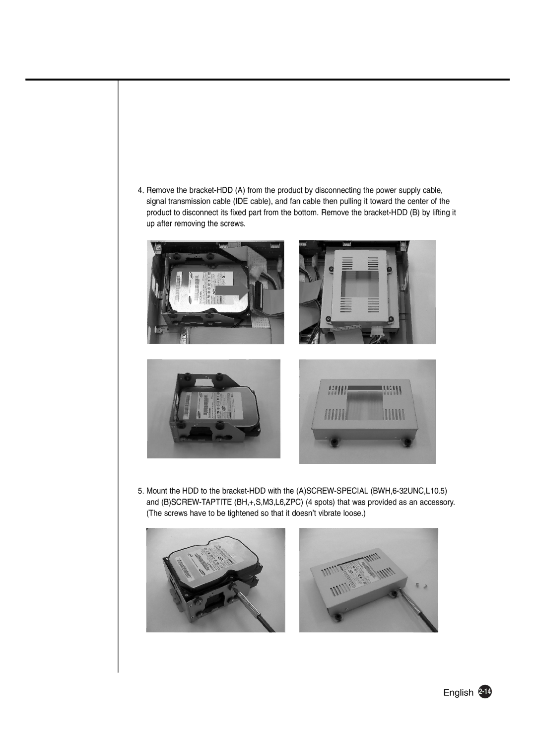 Samsung SHR-2041 user manual English 