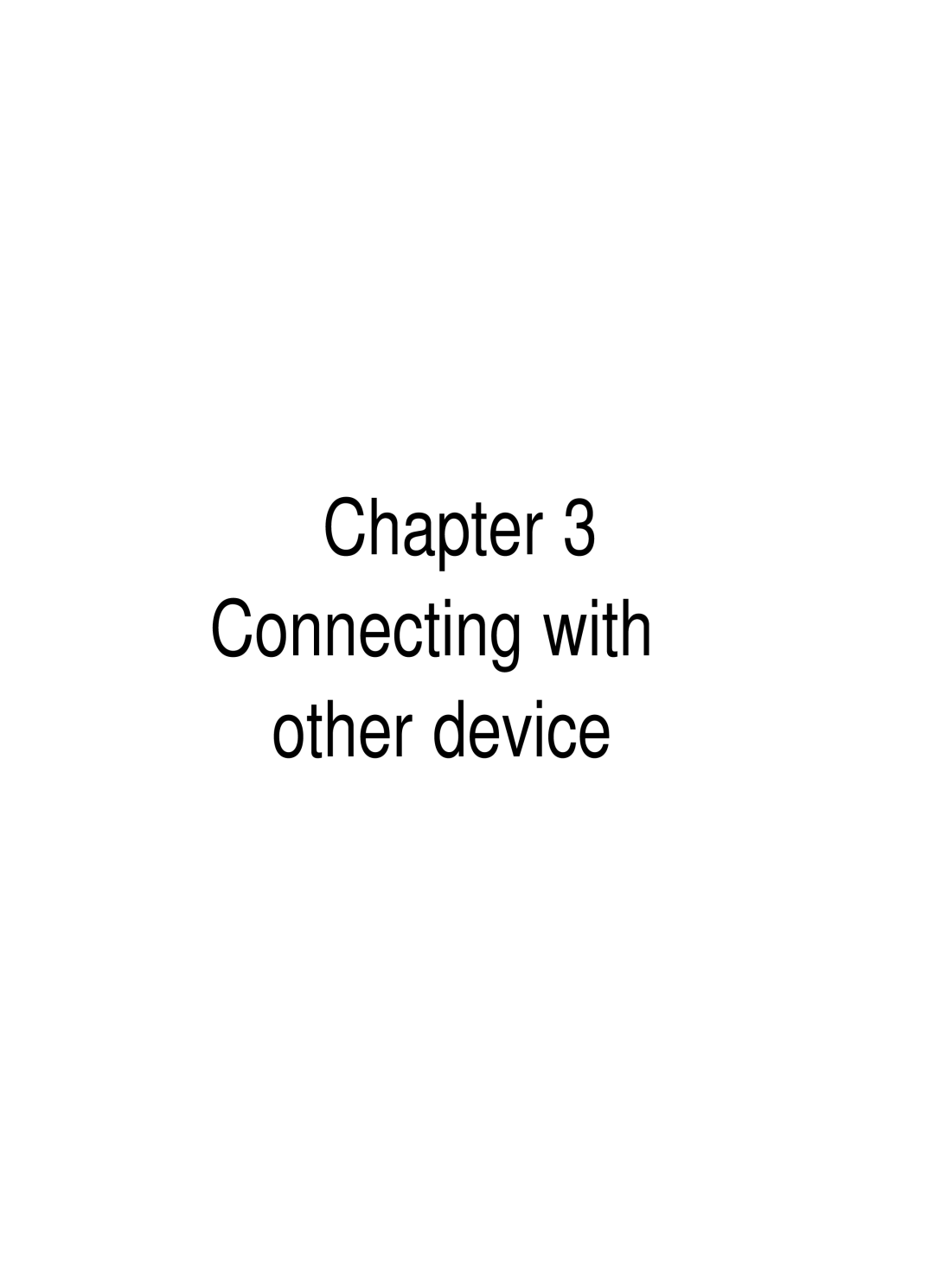 Samsung SHR-2041 user manual Connecting with other device 