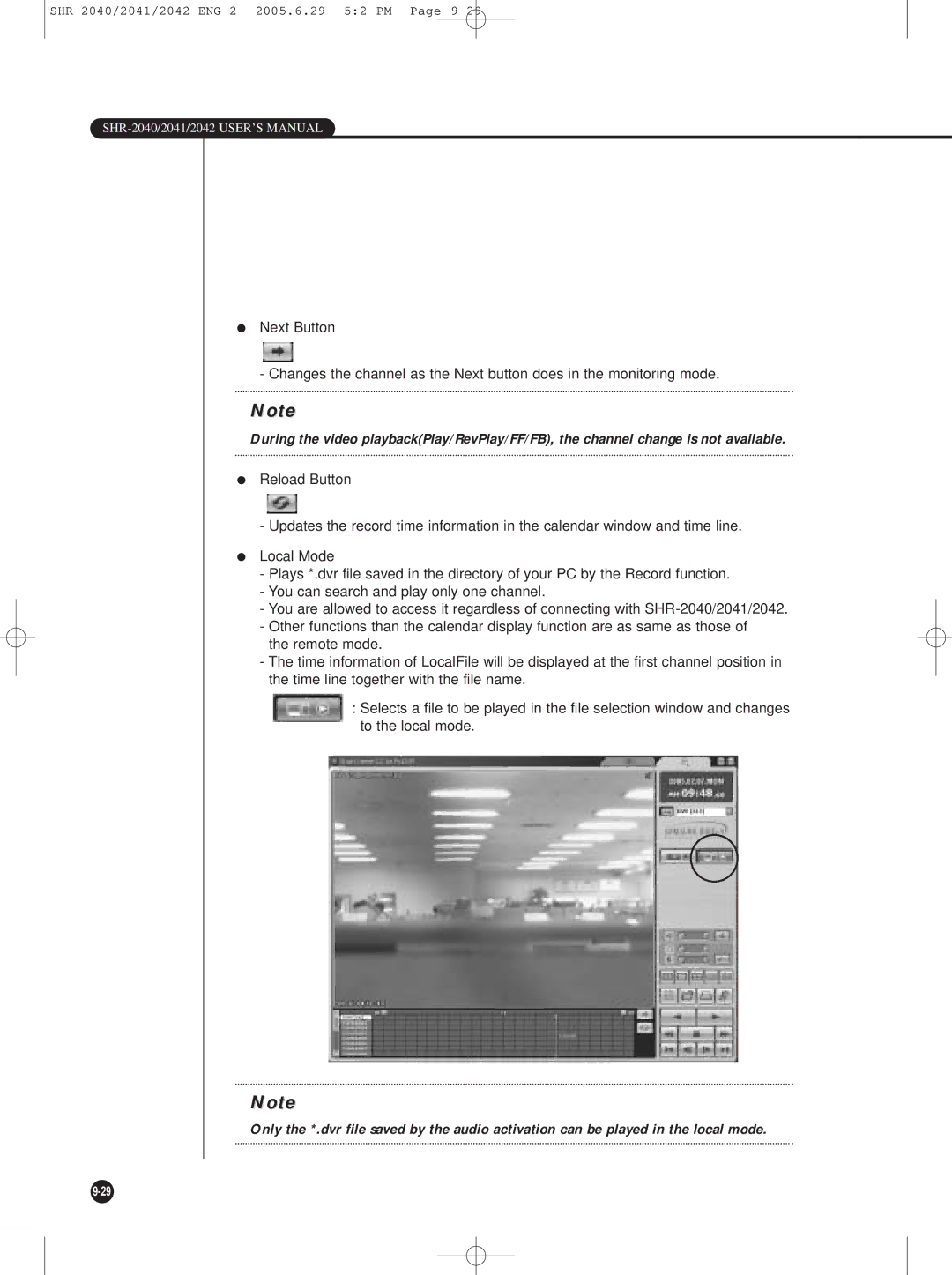 Samsung SHR-2042, SHR-2041 user manual SHR-2040/2041/2042 USER’S Manual 