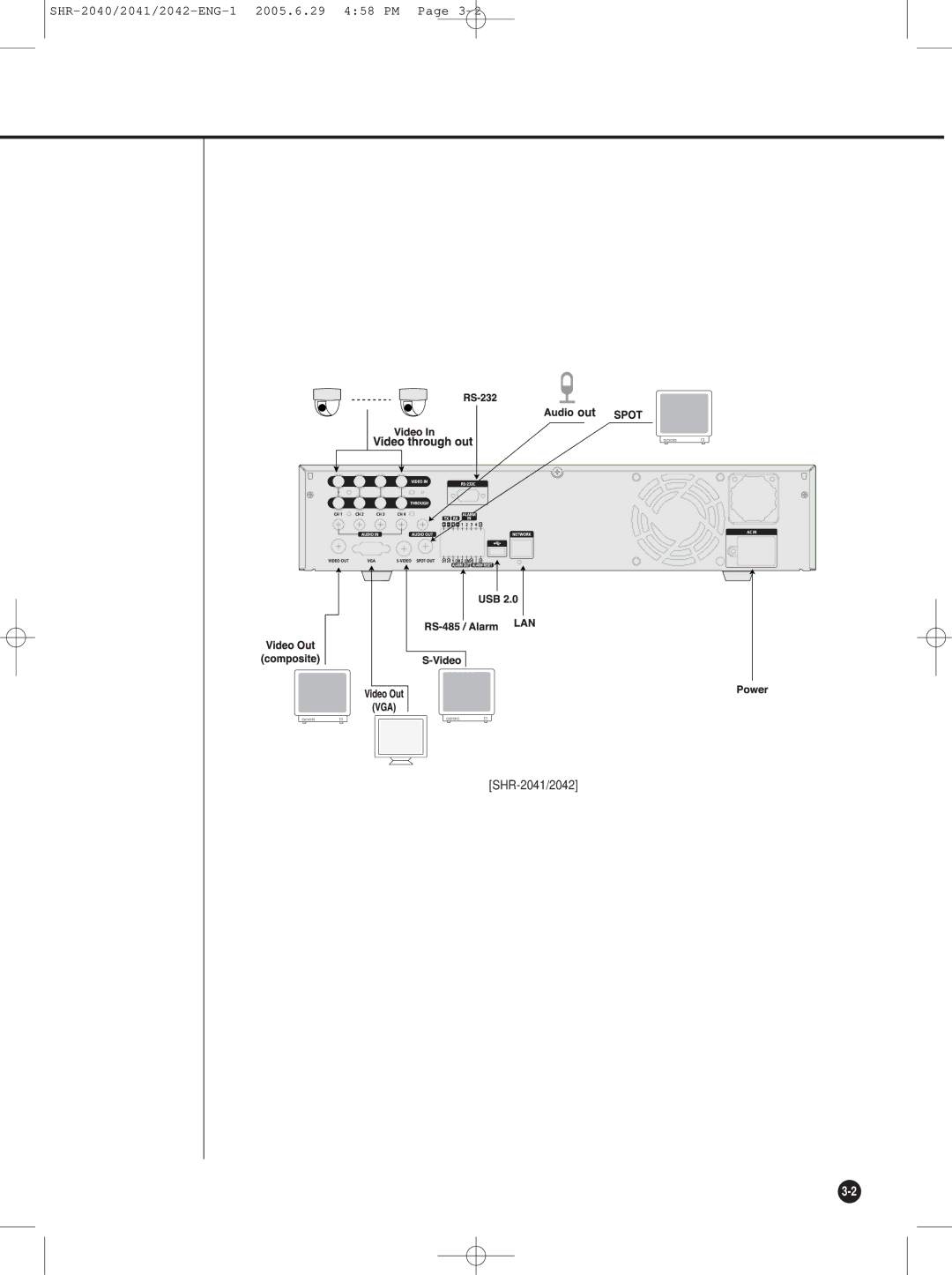 Samsung SHR-2042, SHR-2040 user manual SHR-2041/2042 