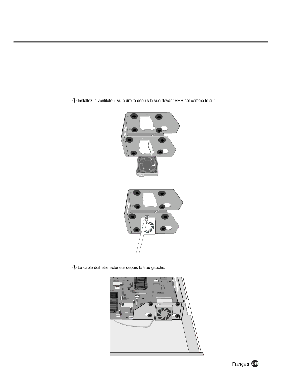 Samsung SHR-2042P250, SHR-2040P250 manual Français 