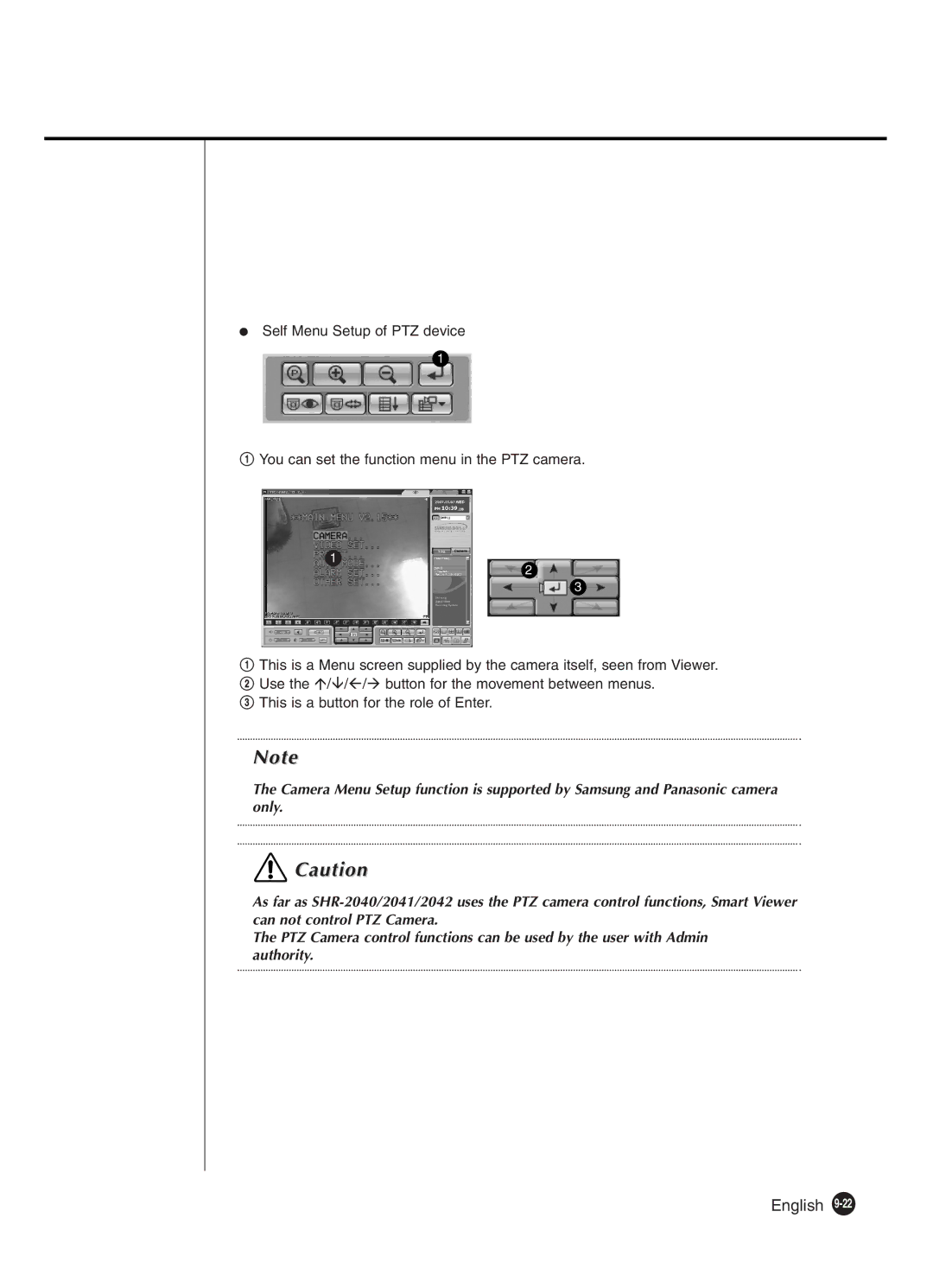 Samsung SHR-2042P250, SHR-2040P250 manual English 