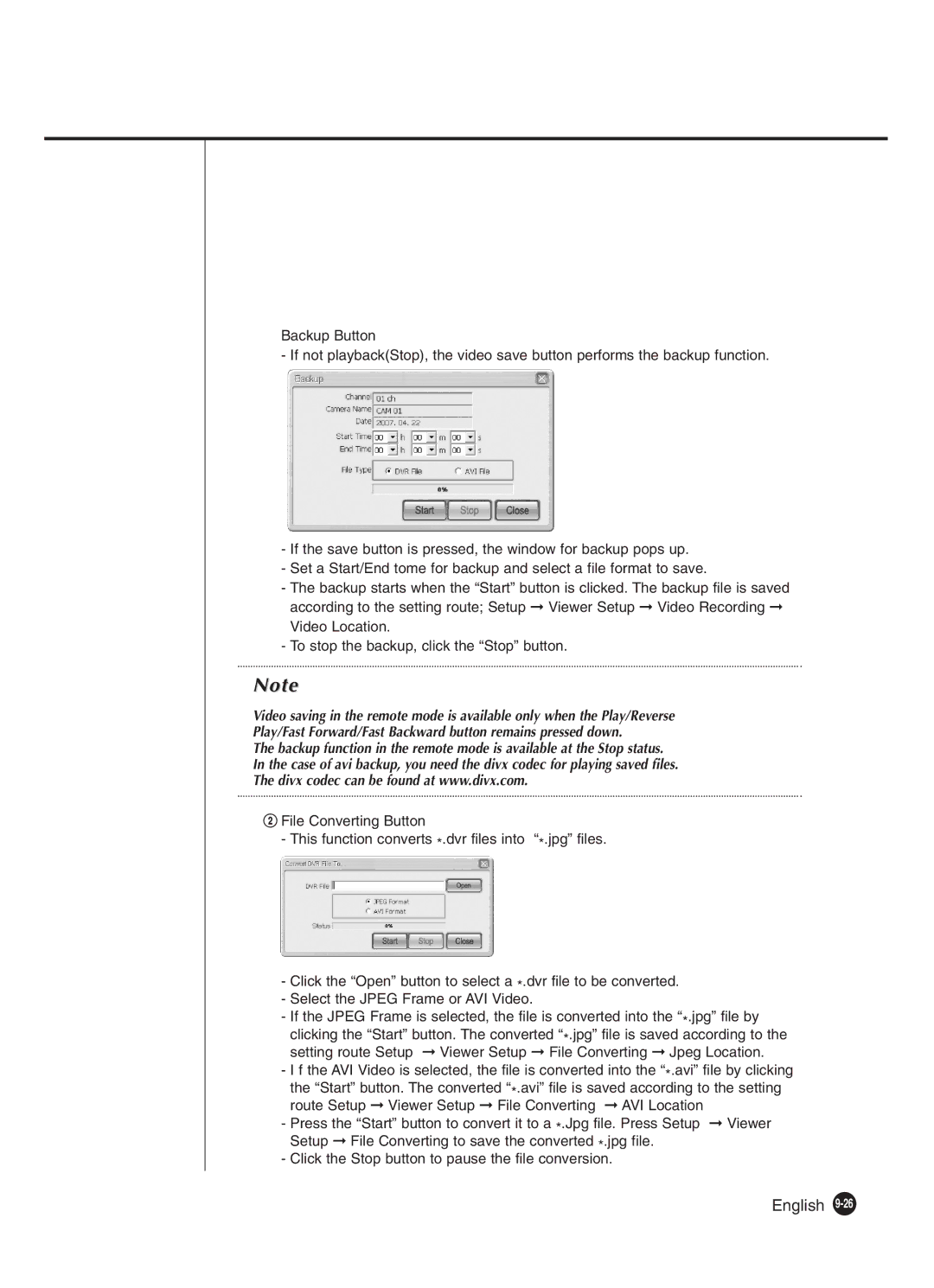 Samsung SHR-2042P250, SHR-2040P250 manual English 