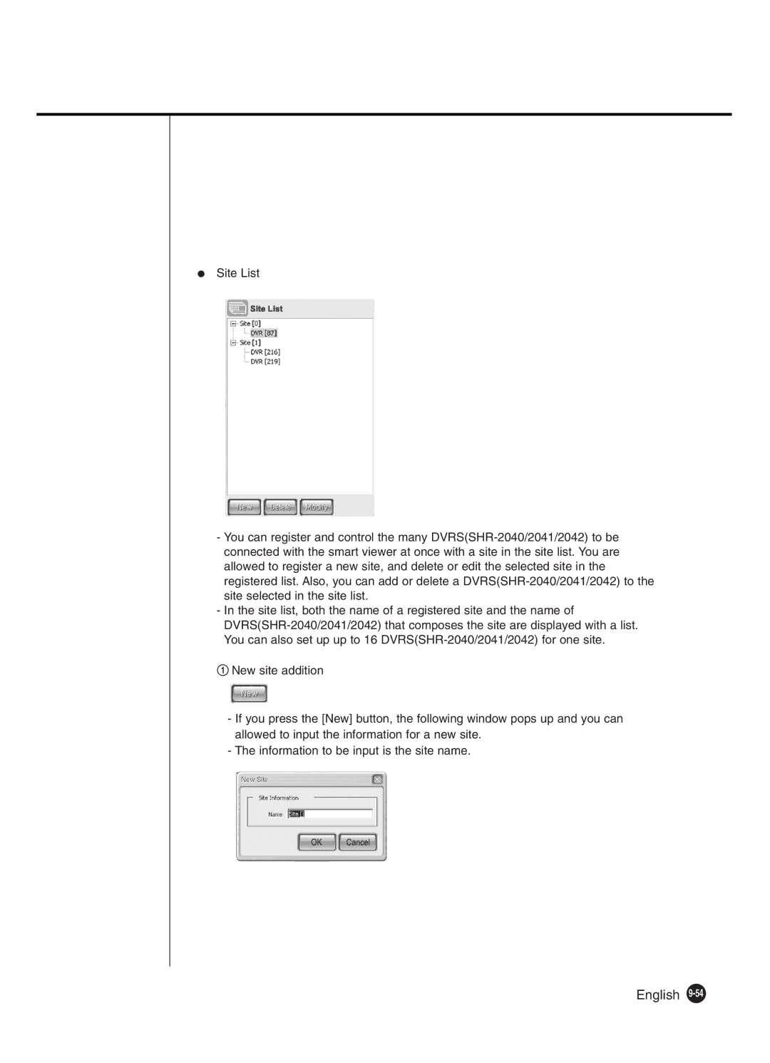 Samsung SHR-2042P250, SHR-2040P250 manual English 