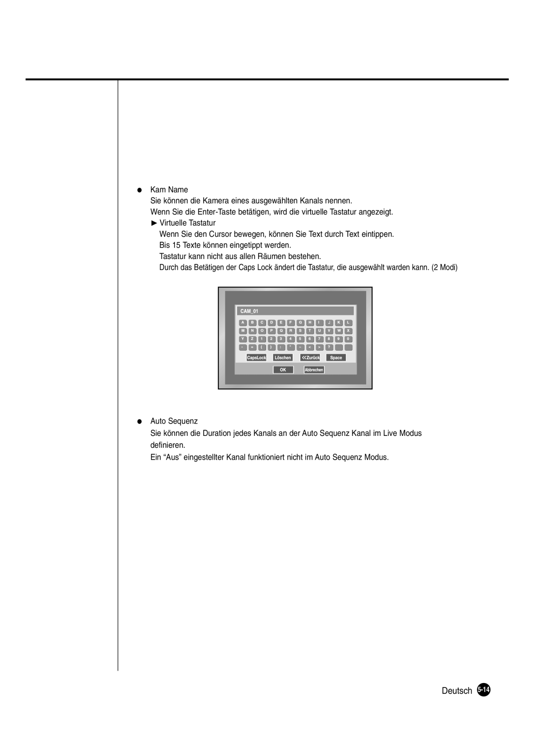 Samsung SHR-2042P250, SHR-2040P250 manual Deutsch 