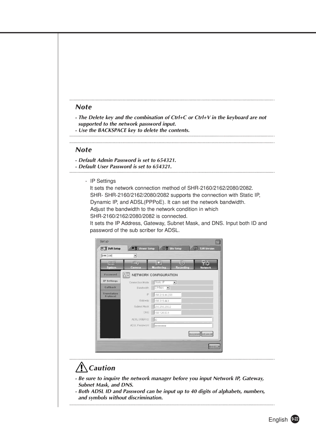 Samsung SHR-2162P750, SHR-2082P500, SHR-2162P500, SHR-2080P/XEC, SHR-2160P/XEC, SHR-2160P/TRK manual English 