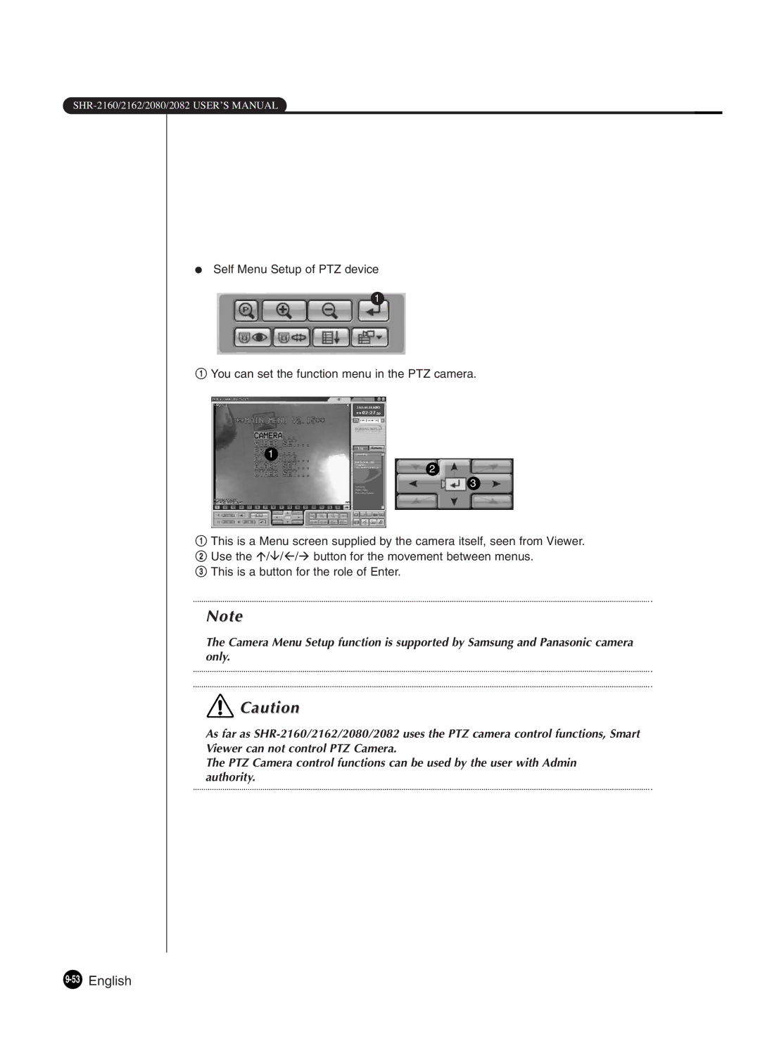 Samsung SHR-2080P2/XEC, SHR-2082P250, SHR-2080P250, SHR-2160P250, SHR-2162P250, SHR-2160P2/XEC, SHR-2160P/XEC 53English 