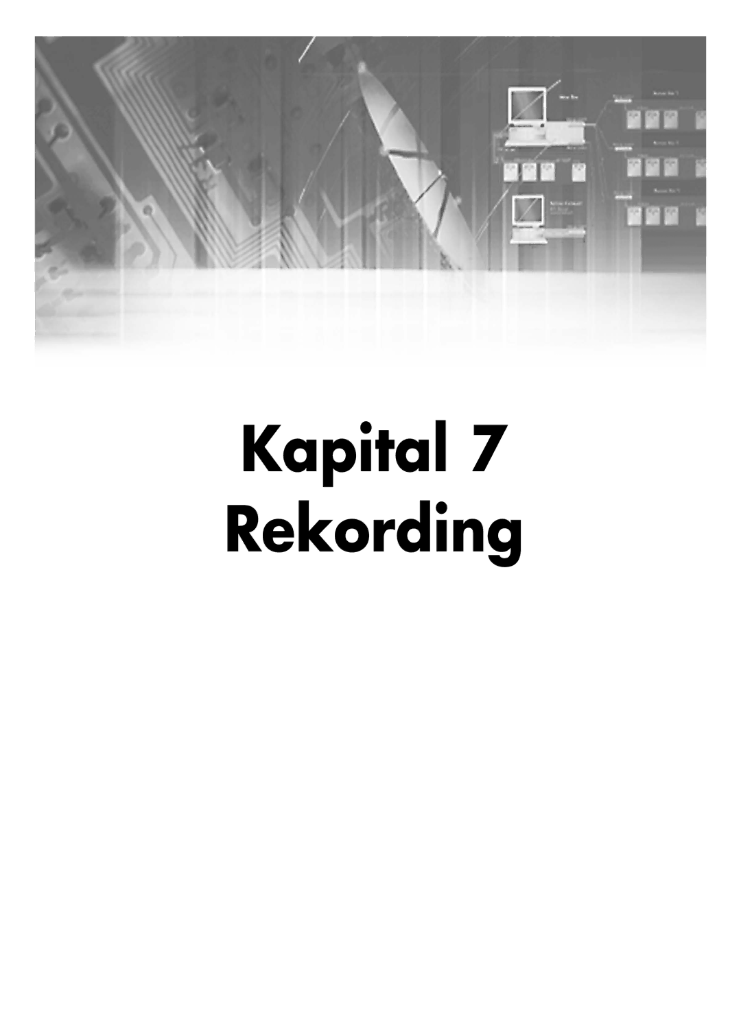 Samsung SHR-2162P250, SHR-2082P250, SHR-2080P250, SHR-2160P250 manual Kapital Rekording 