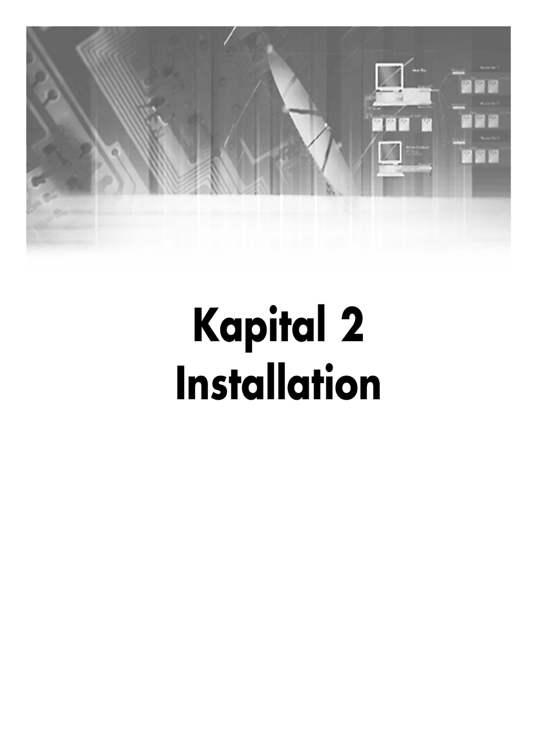 Samsung SHR-2162P250, SHR-2082P250, SHR-2080P250, SHR-2160P250 manual Kapital Installation 