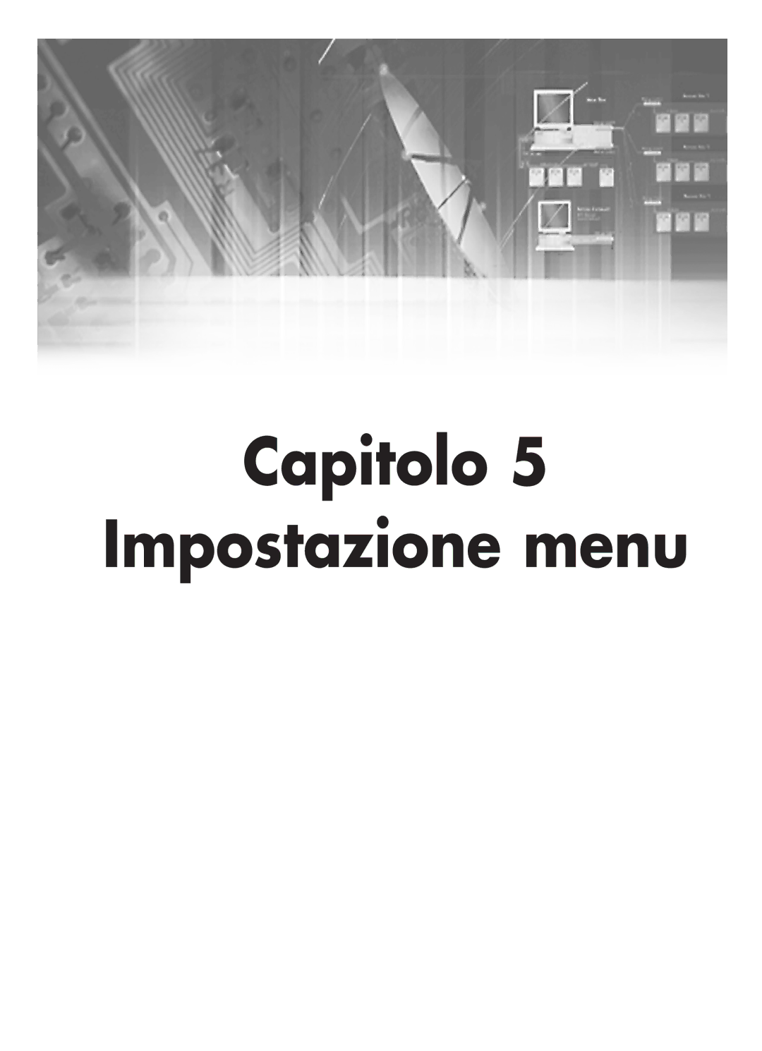 Samsung SHR-2080P250, SHR-2082P250, SHR-2160P250, SHR-2162P250 manual Capitolo Impostazione menu 