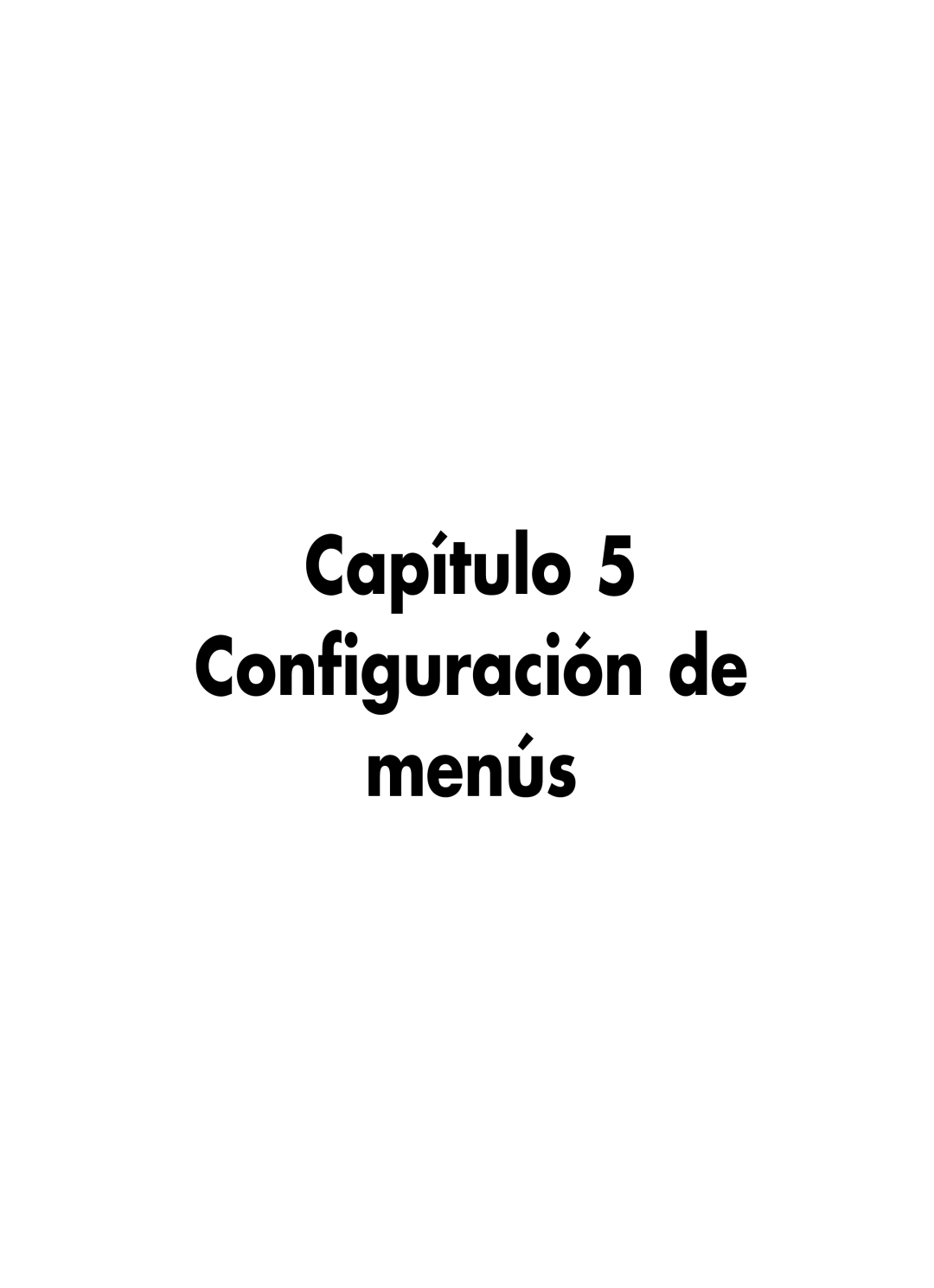 Samsung SHR-2160P2/XEC, SHR-2162P, SHR-2160P/XEC, SHR-2080P2/XEC manual Capítulo Configuración de Menús 