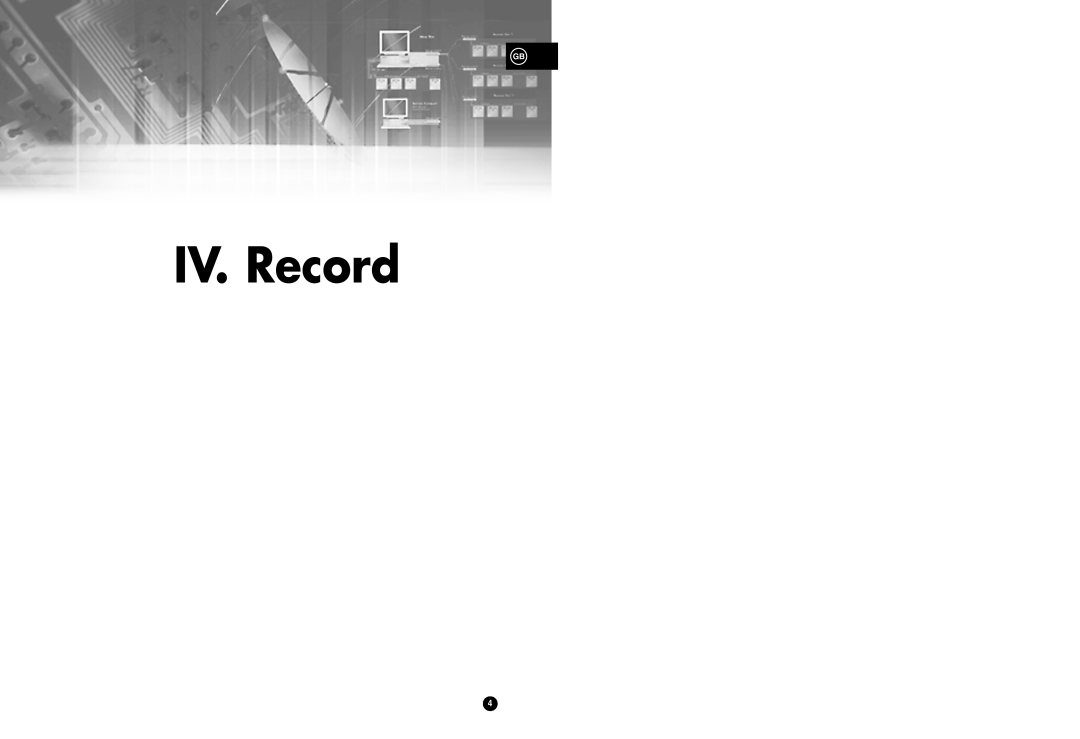 Samsung SHR-3010 user manual IV. Record 