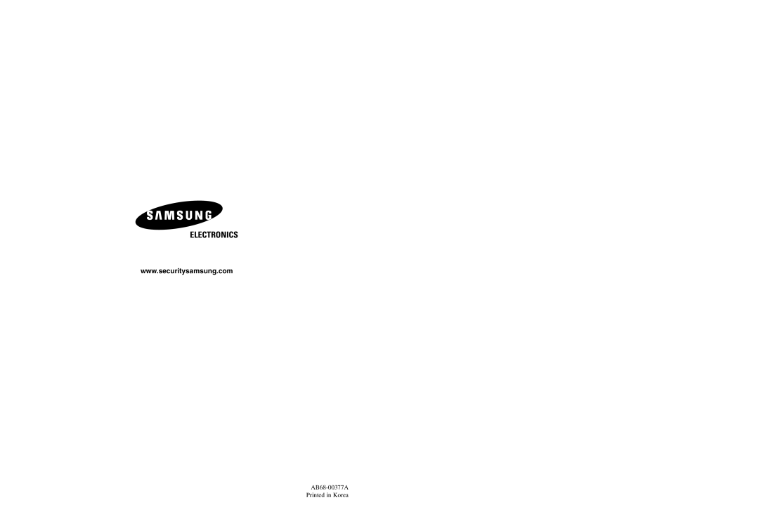Samsung SHR-3010 user manual AB68-00377A Printed in Korea 