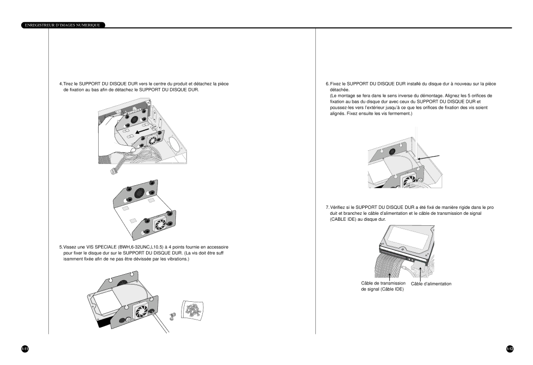 Samsung SHR-4040P manual Enregistreur D’IMAGES Numerique 