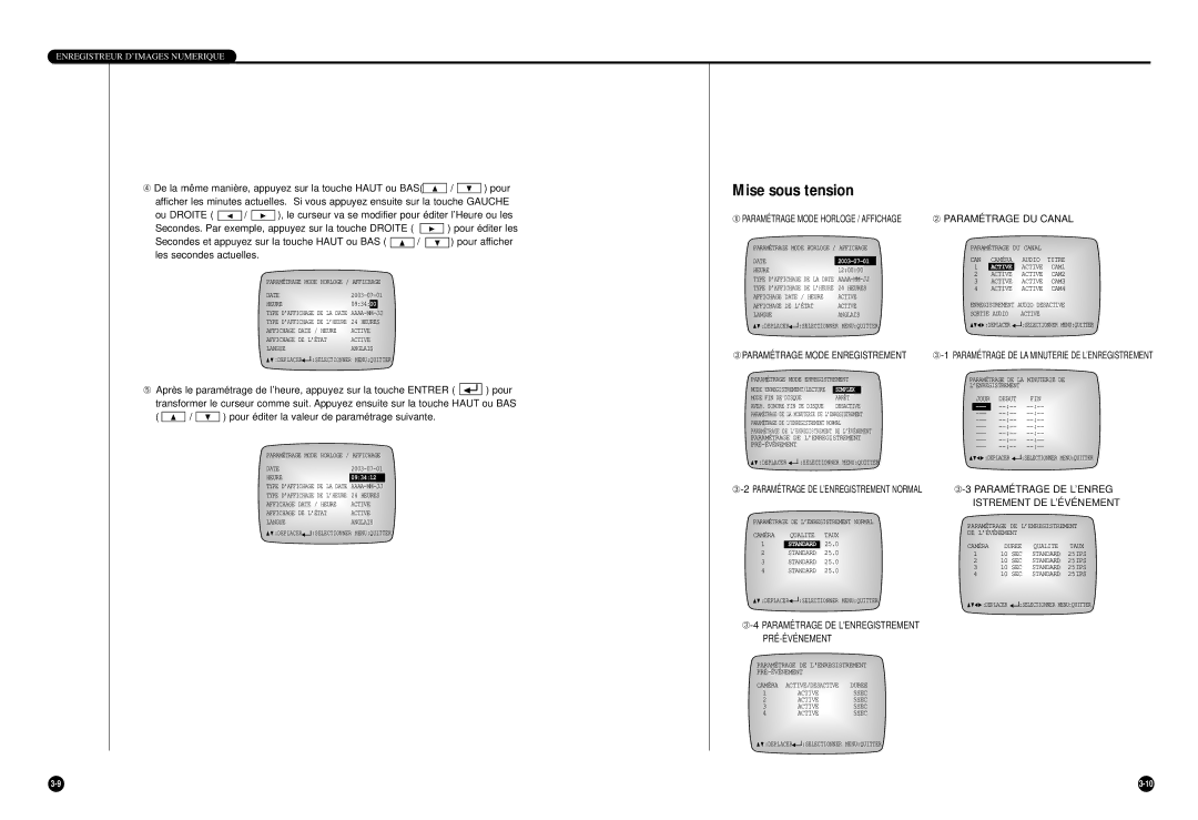 Samsung SHR-4040P manual ➁ Paramé Trage DU Canal 