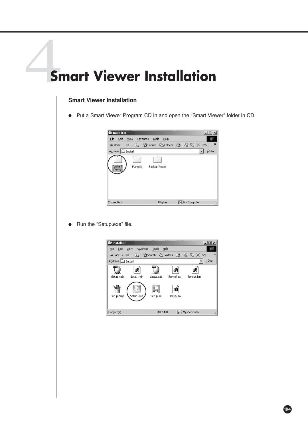 Samsung SHR-4081P manual 4Smart Viewer Installation 