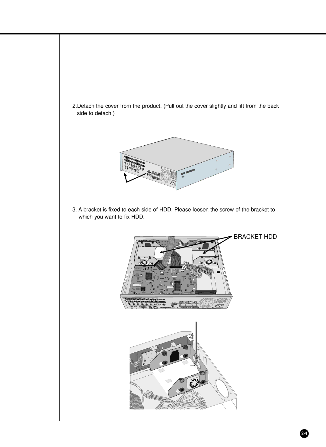 Samsung SHR-4081P manual Bracket-Hdd 