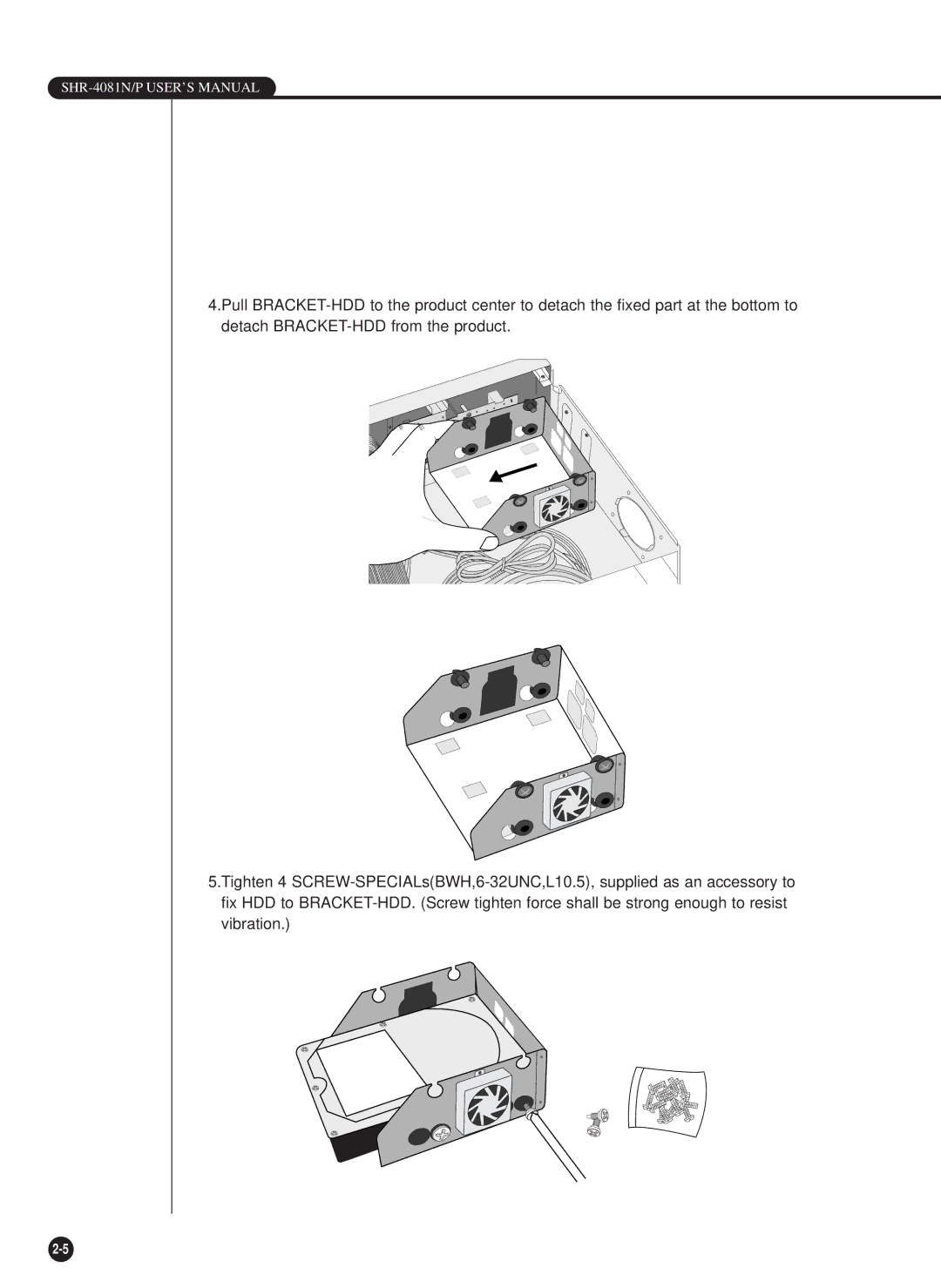 Samsung SHR-4081P manual SHR-4081N/P USER’S Manual 