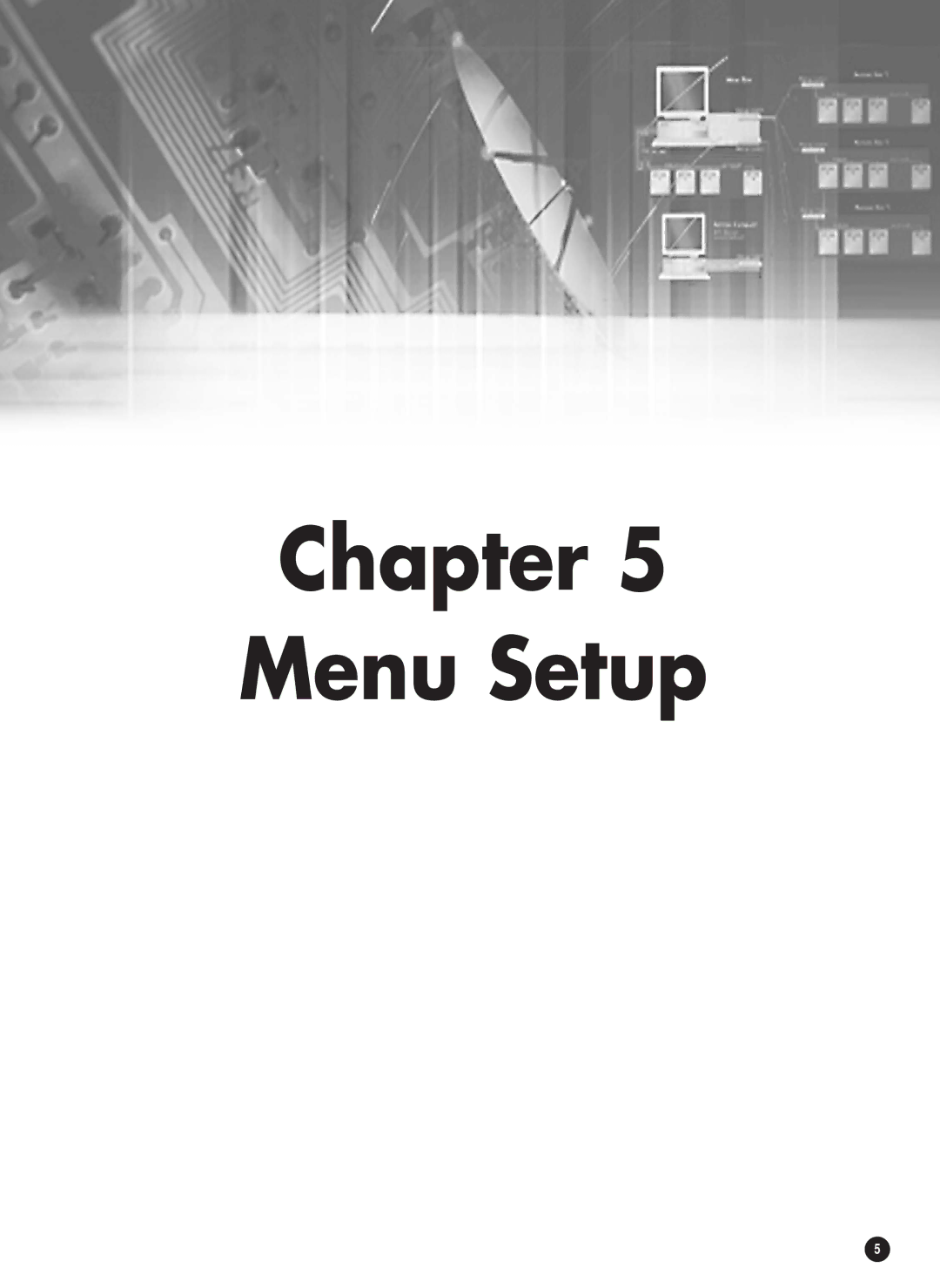 Samsung SHR-4081P manual Chapter Menu Setup 