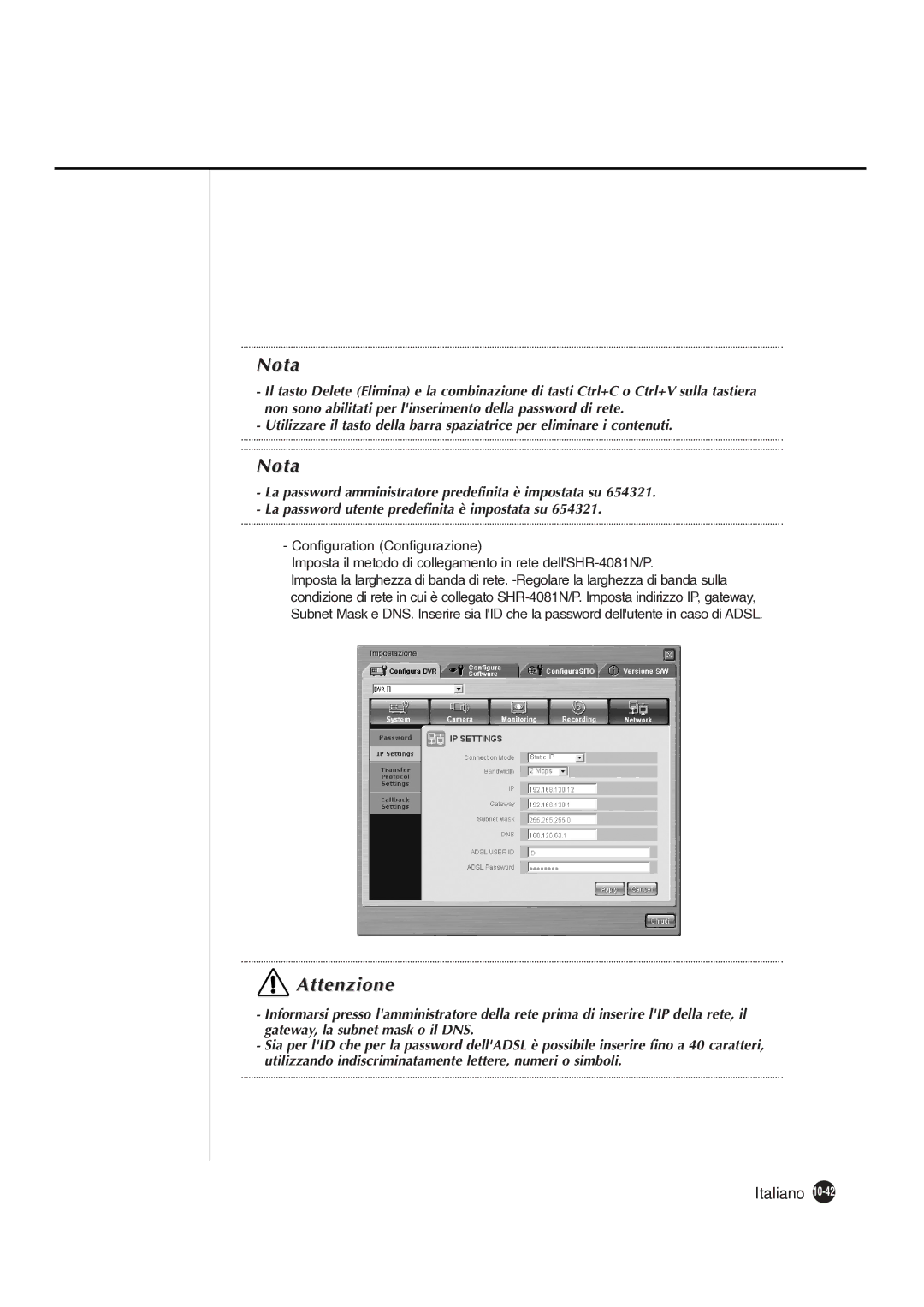 Samsung SHR-4081P manual Nota 