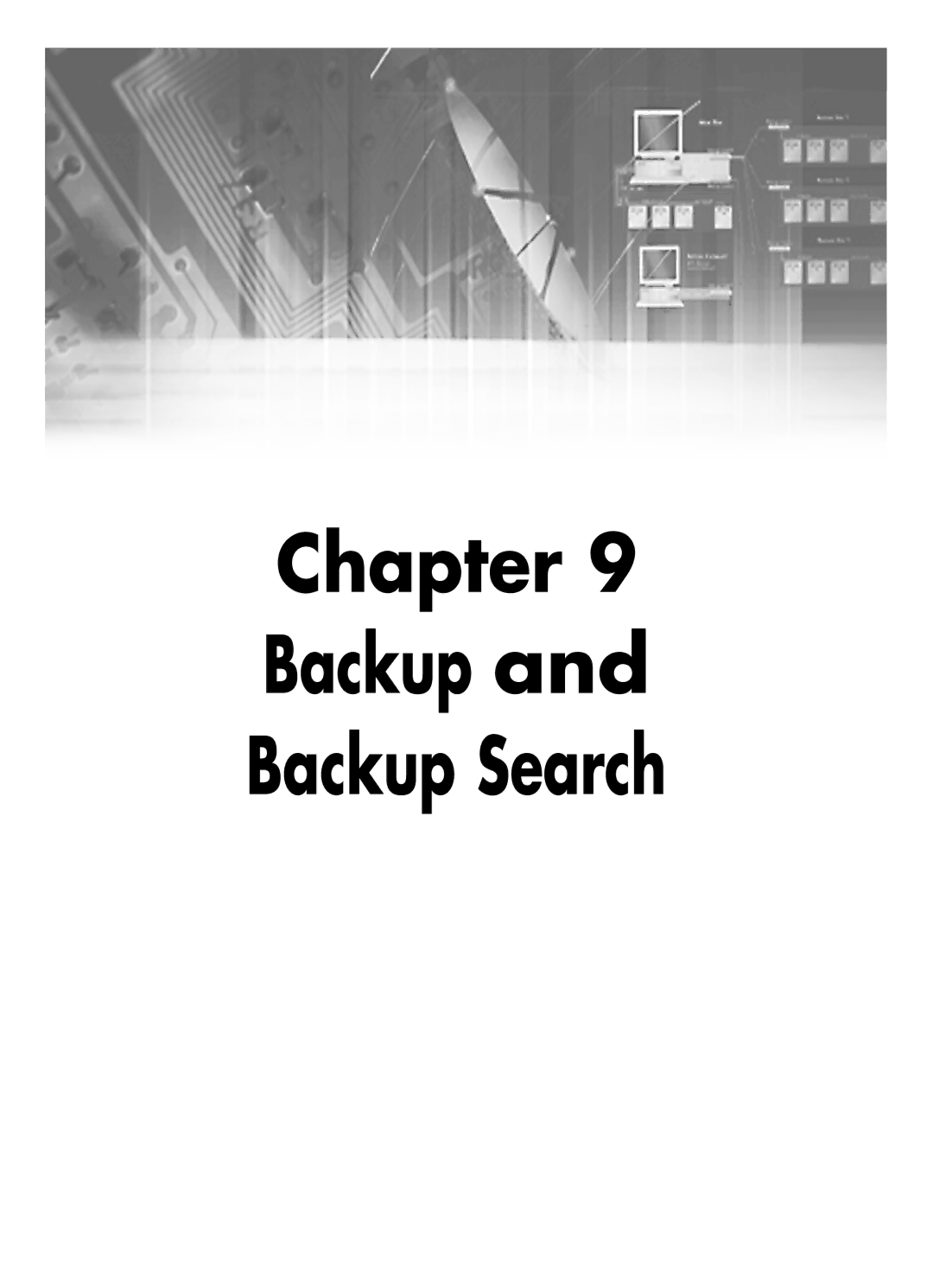 Samsung SHR-4081P manual Chapter Backup Backup Search 