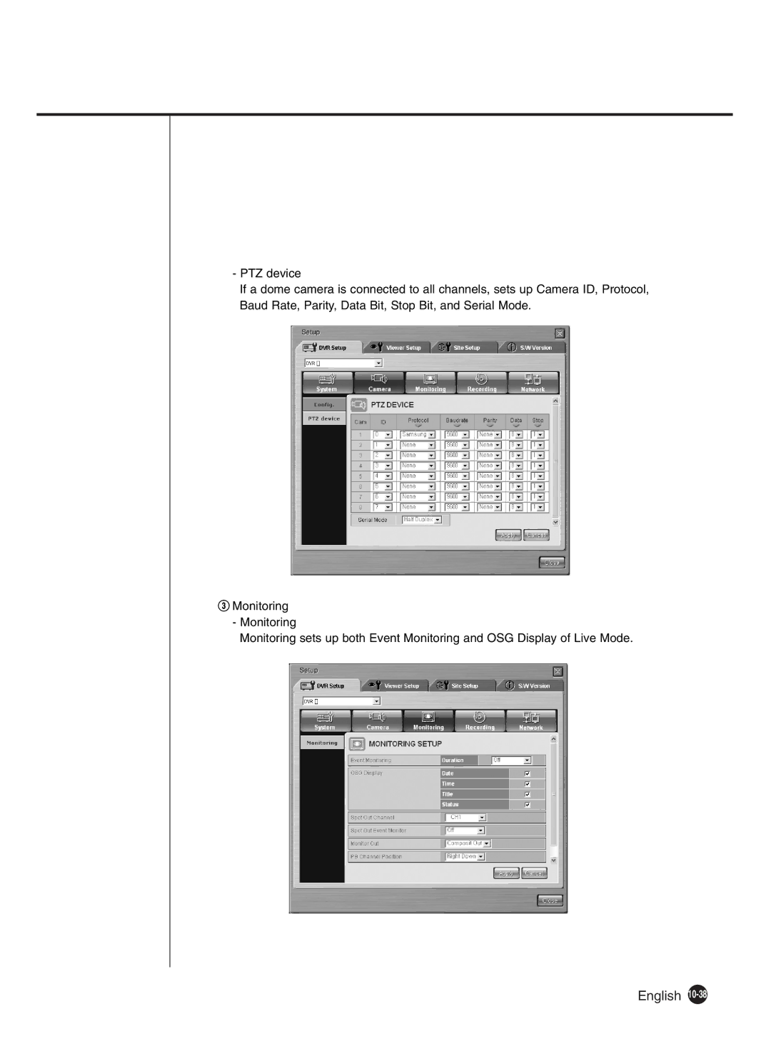 Samsung SHR-4081P manual English 