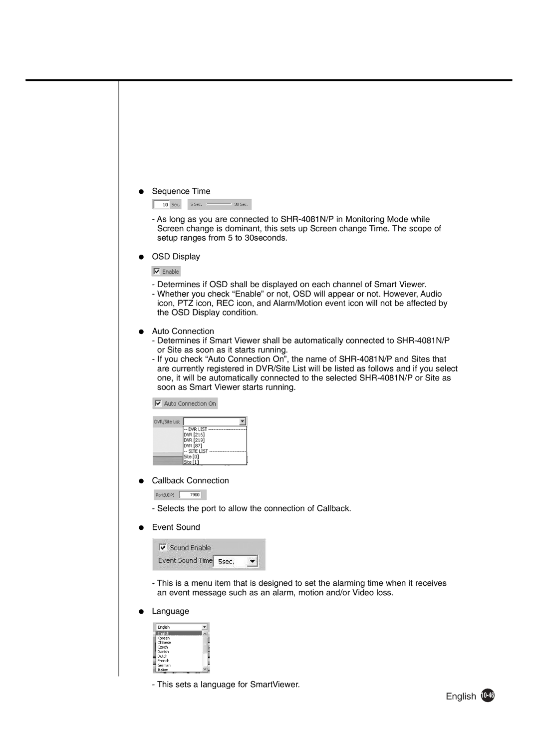 Samsung SHR-4081P manual English 