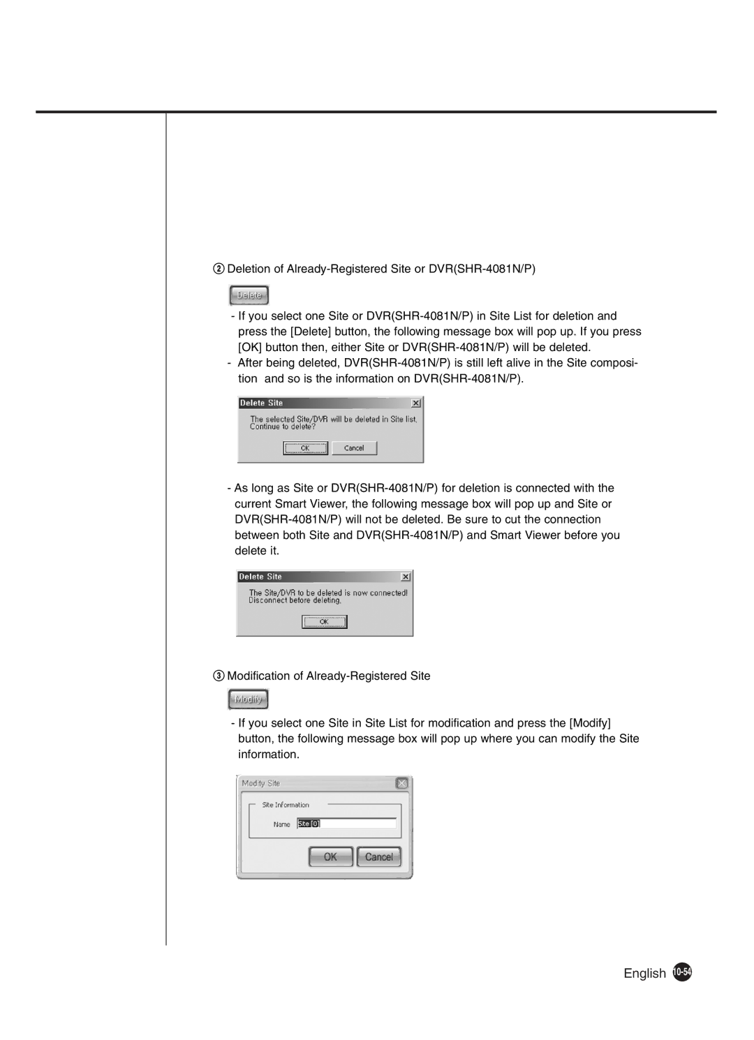 Samsung SHR-4081P manual English 