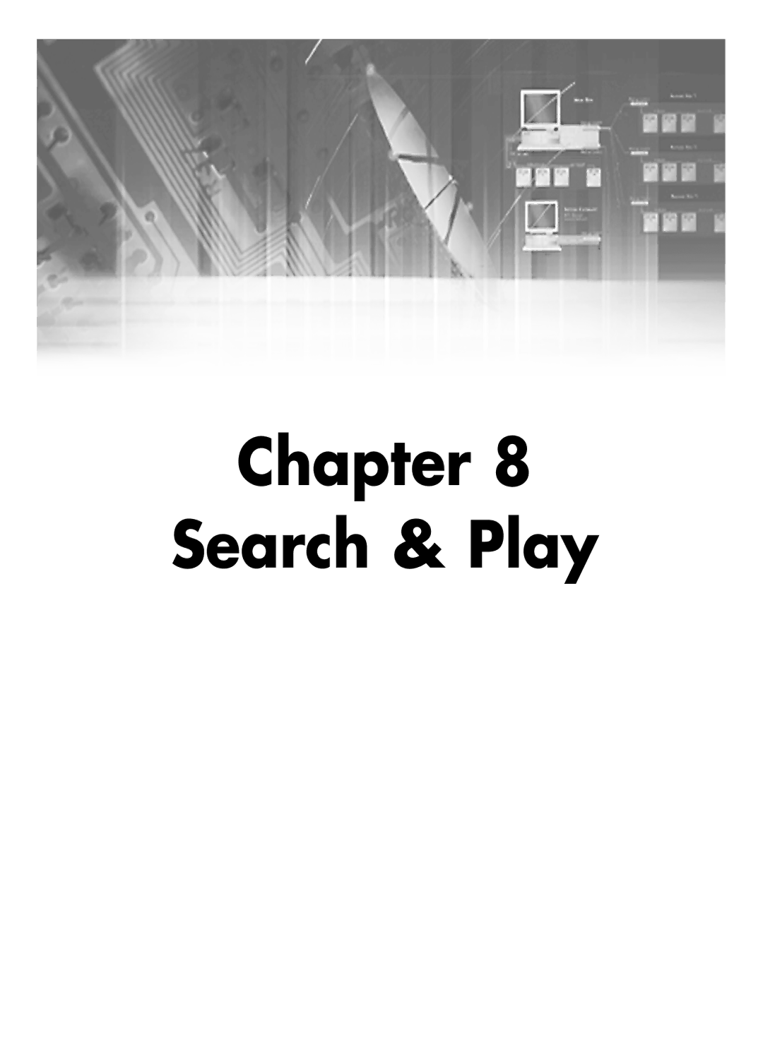 Samsung SHR-4081P manual Chapter Search & Play 