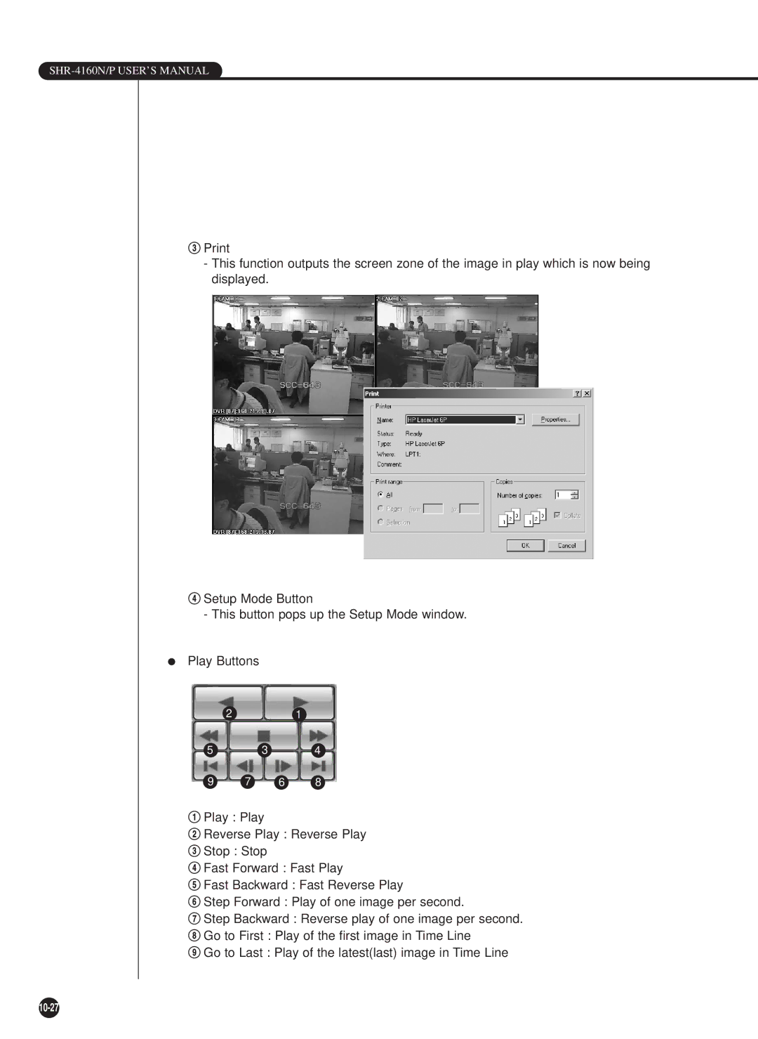 Samsung SHR-4160P, SHR-4160N user manual 10-27 